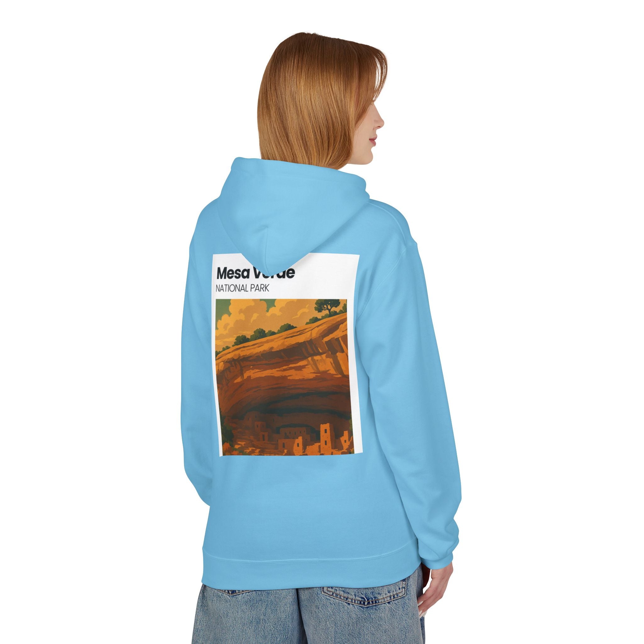 Mesa Verde National Park Hoodie | Cliff Dwelling Landscape Print