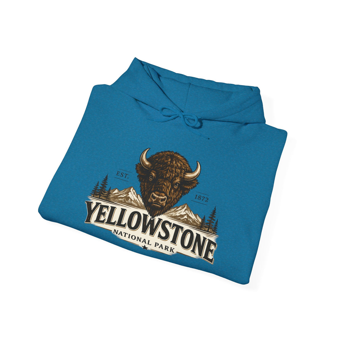 Yellowstone Bison Hoodie – Where the Wild Still Roams
