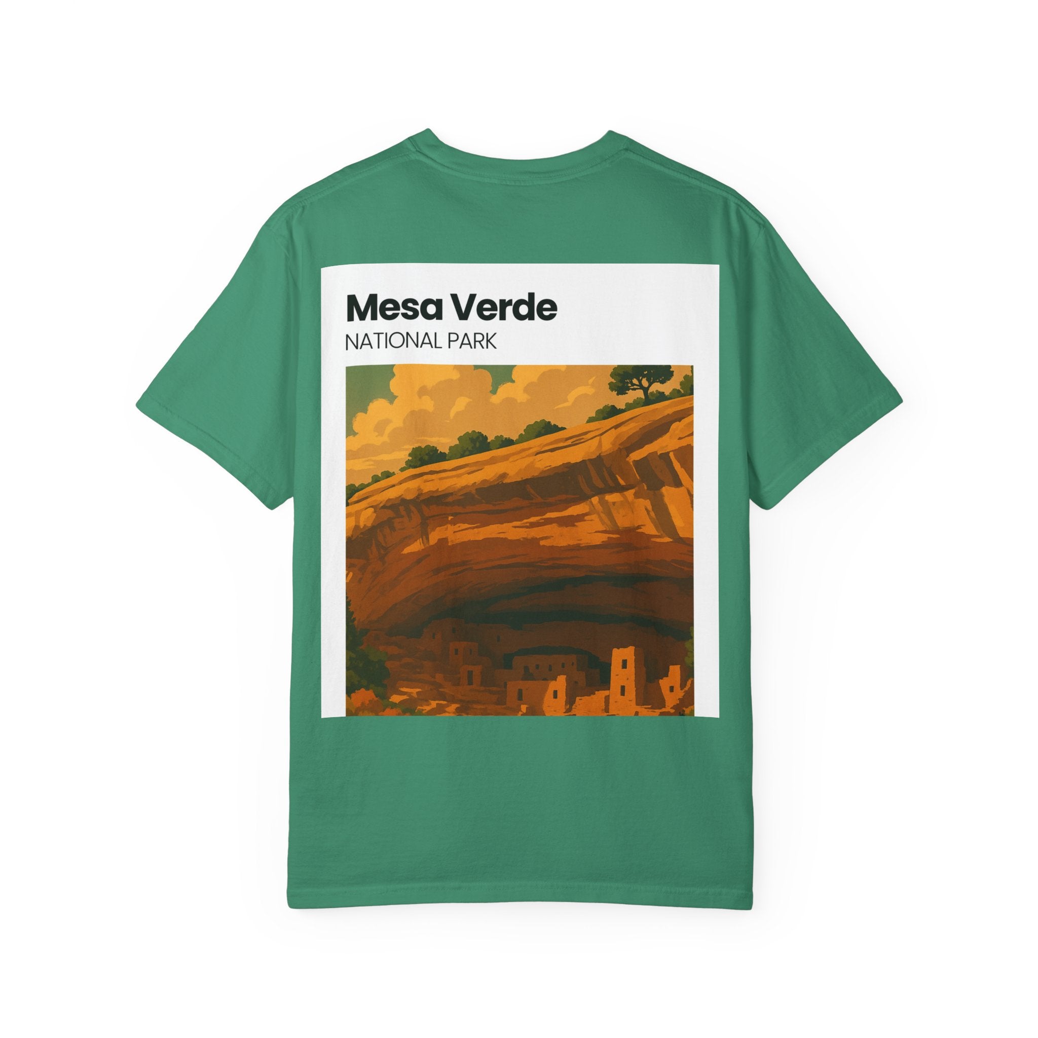 Mesa Verde National Park T-Shirt | Cliff Dwelling Vintage Poster Design