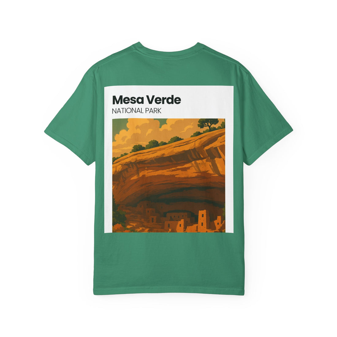 Mesa Verde National Park T-Shirt | Cliff Dwelling Vintage Poster Design