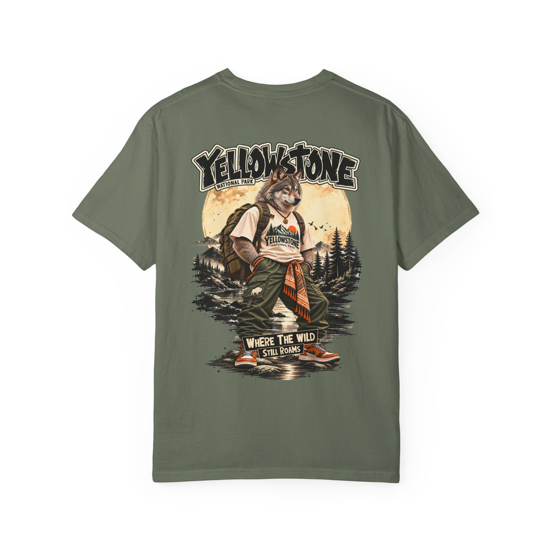Yellowstone Wolf – Where the Wild Still Roams T-Shirt