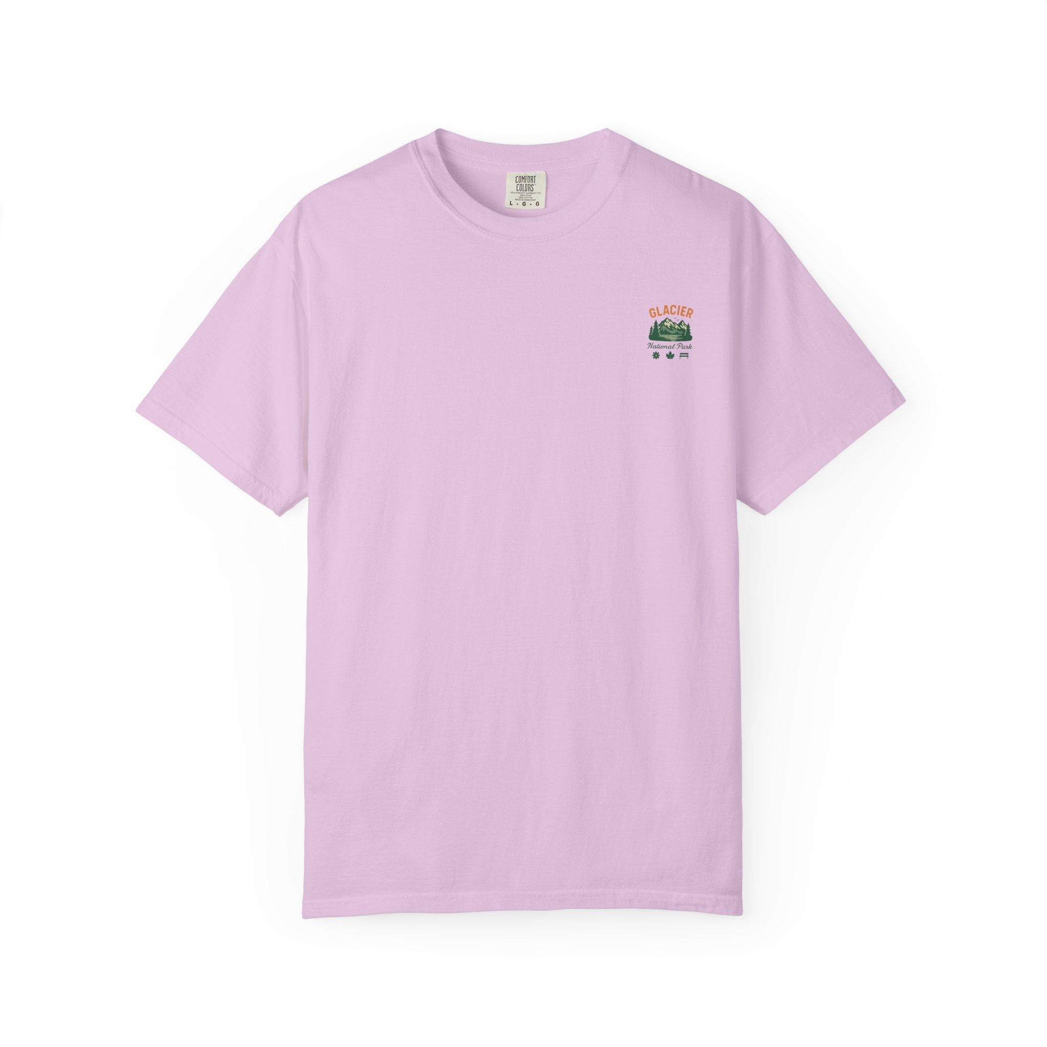 Glacier National Park Landscape T-shirt | Vintage Mountain Lake Tee