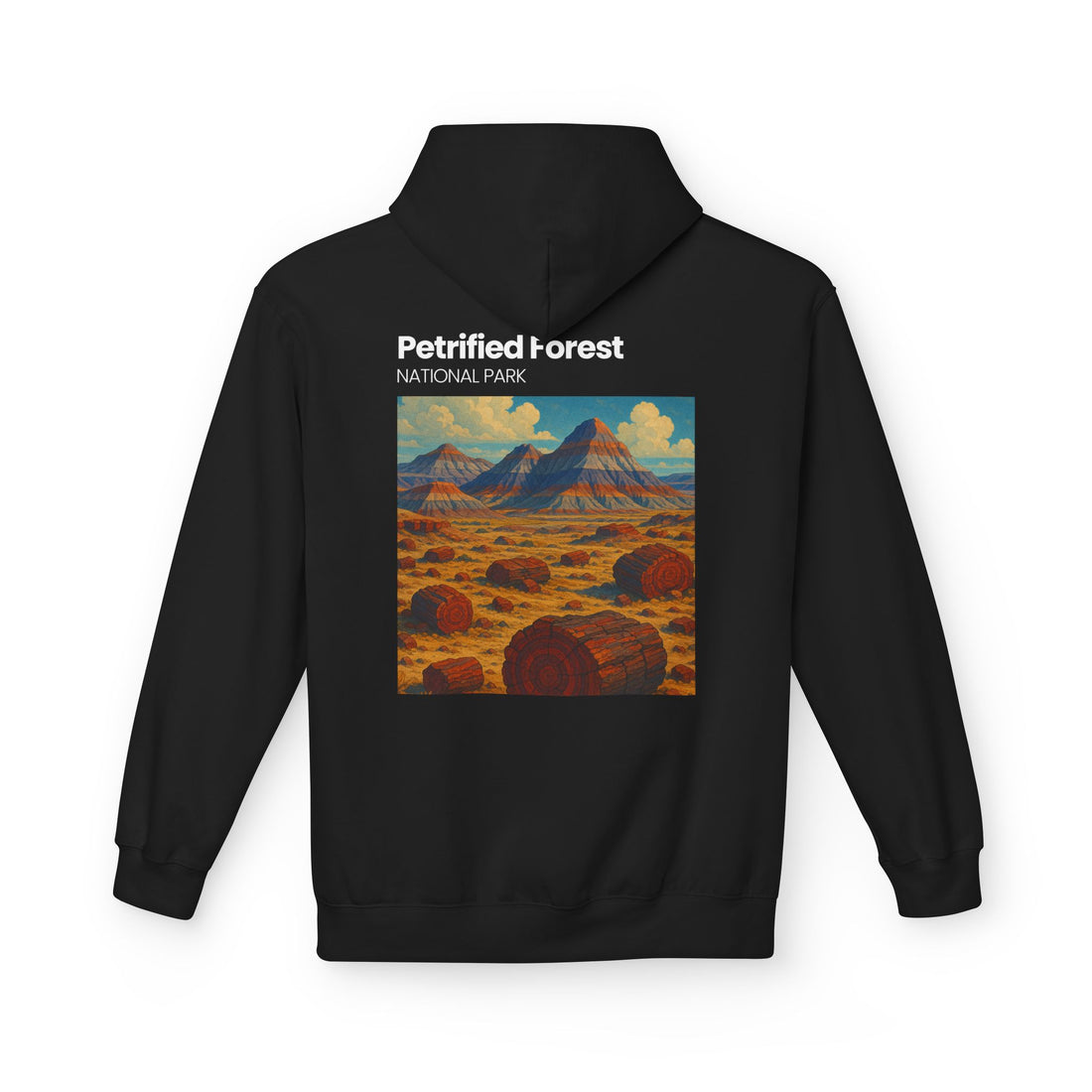 Petrified Forest National Park Hoodie | Vintage Desert Landscape