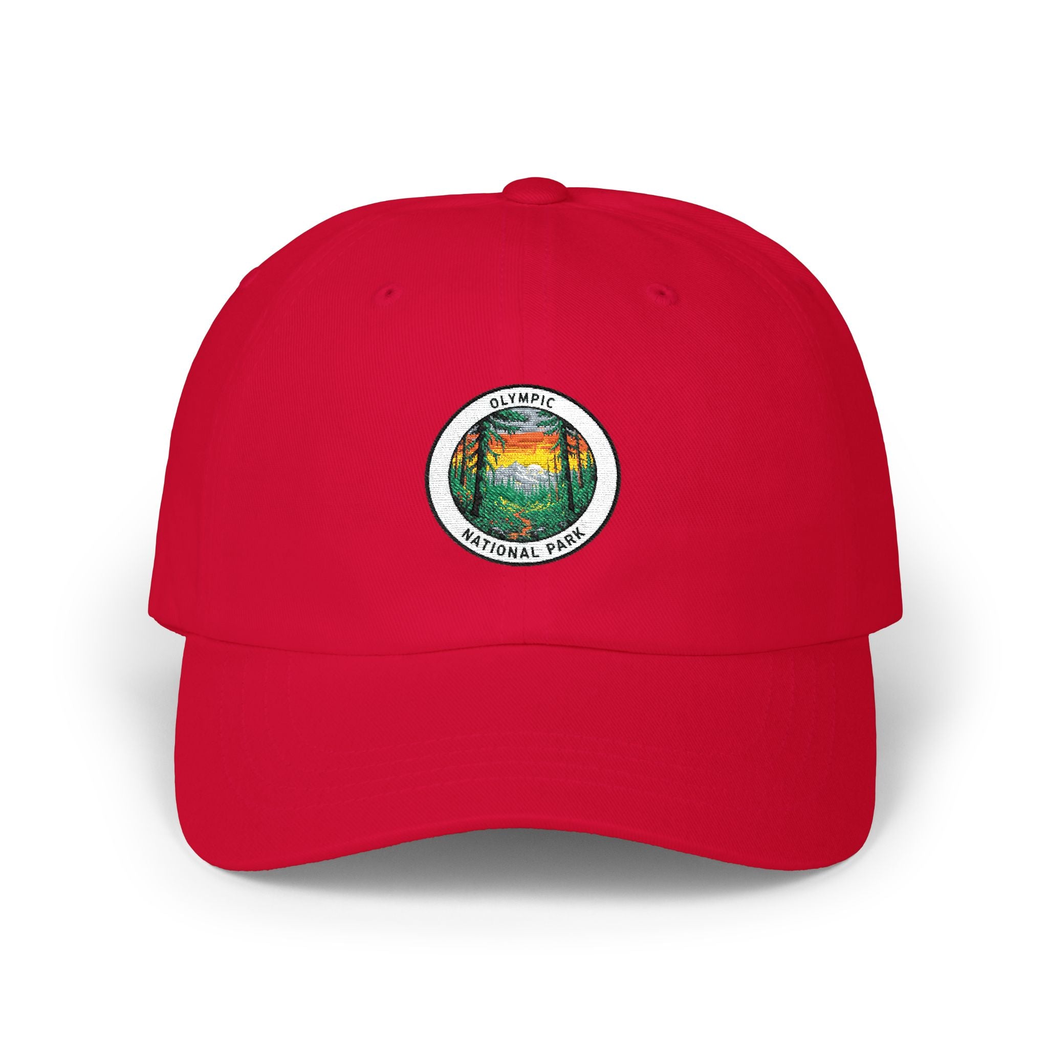 Vintage National Park Badge Dad Cap | Retro Outdoor Logo Hat
