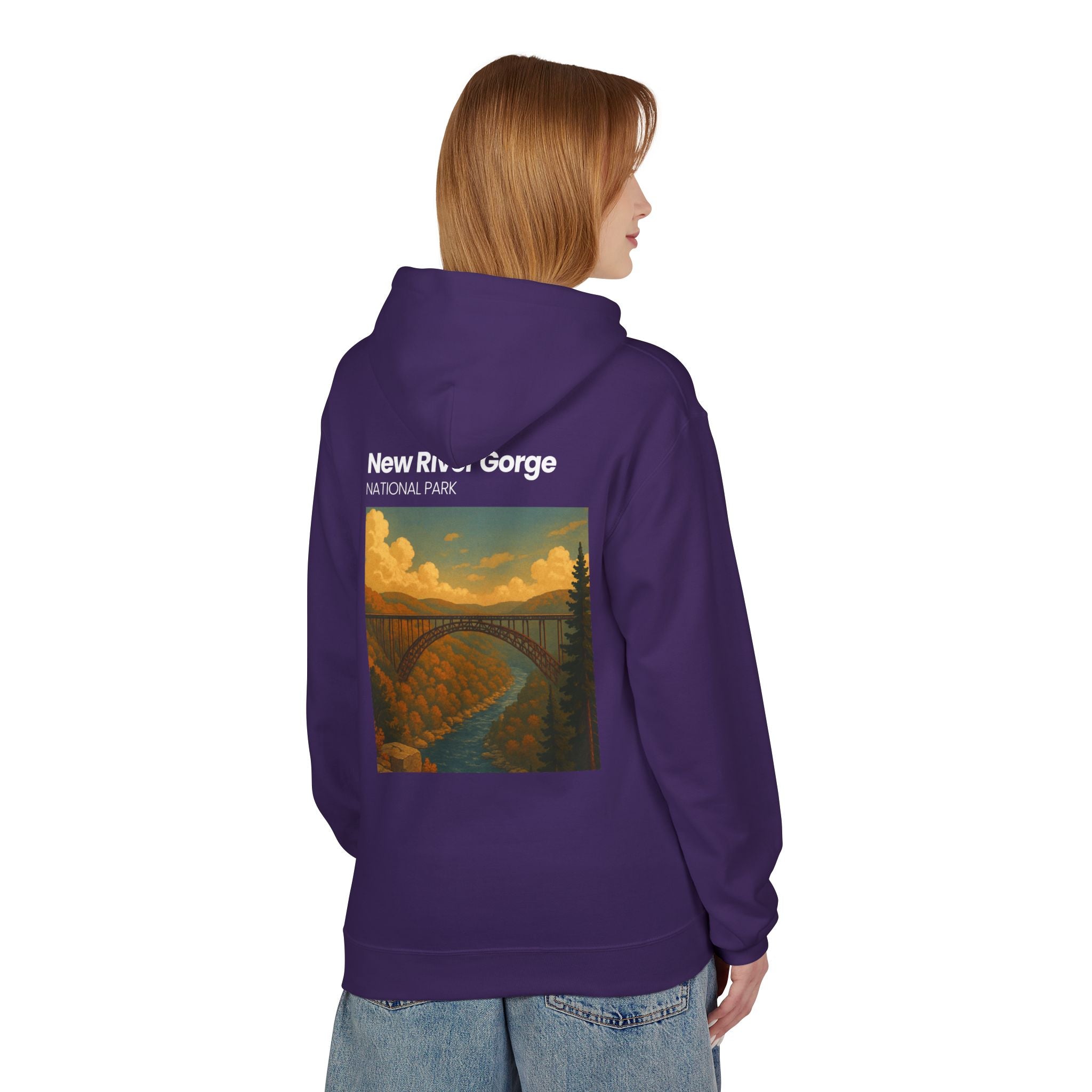 New River Gorge National Park hoodie | Scenic Bridge Landscape Pullover