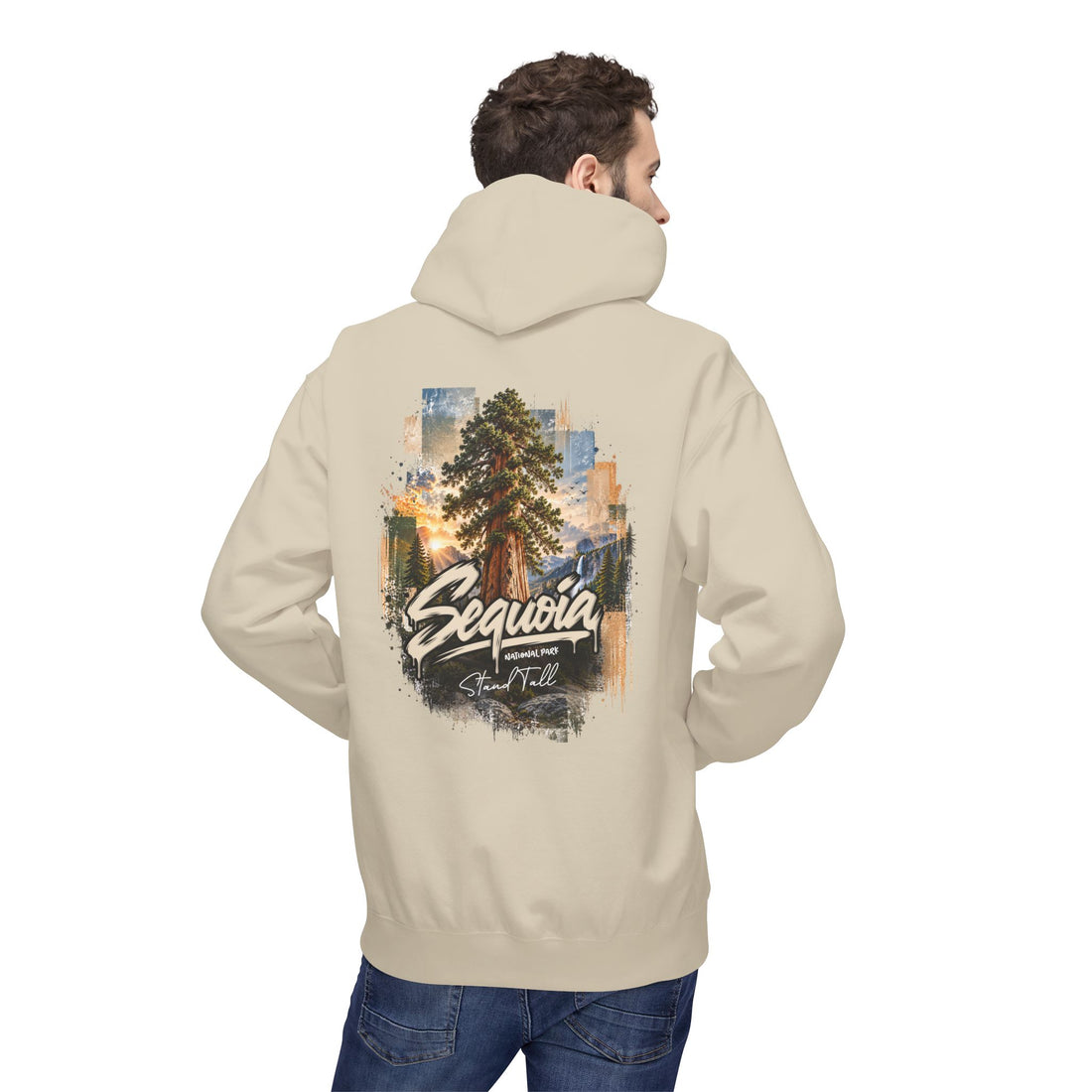 Sequoia National Park – Giant Sequoia Stand Tall Graphic Hoodie