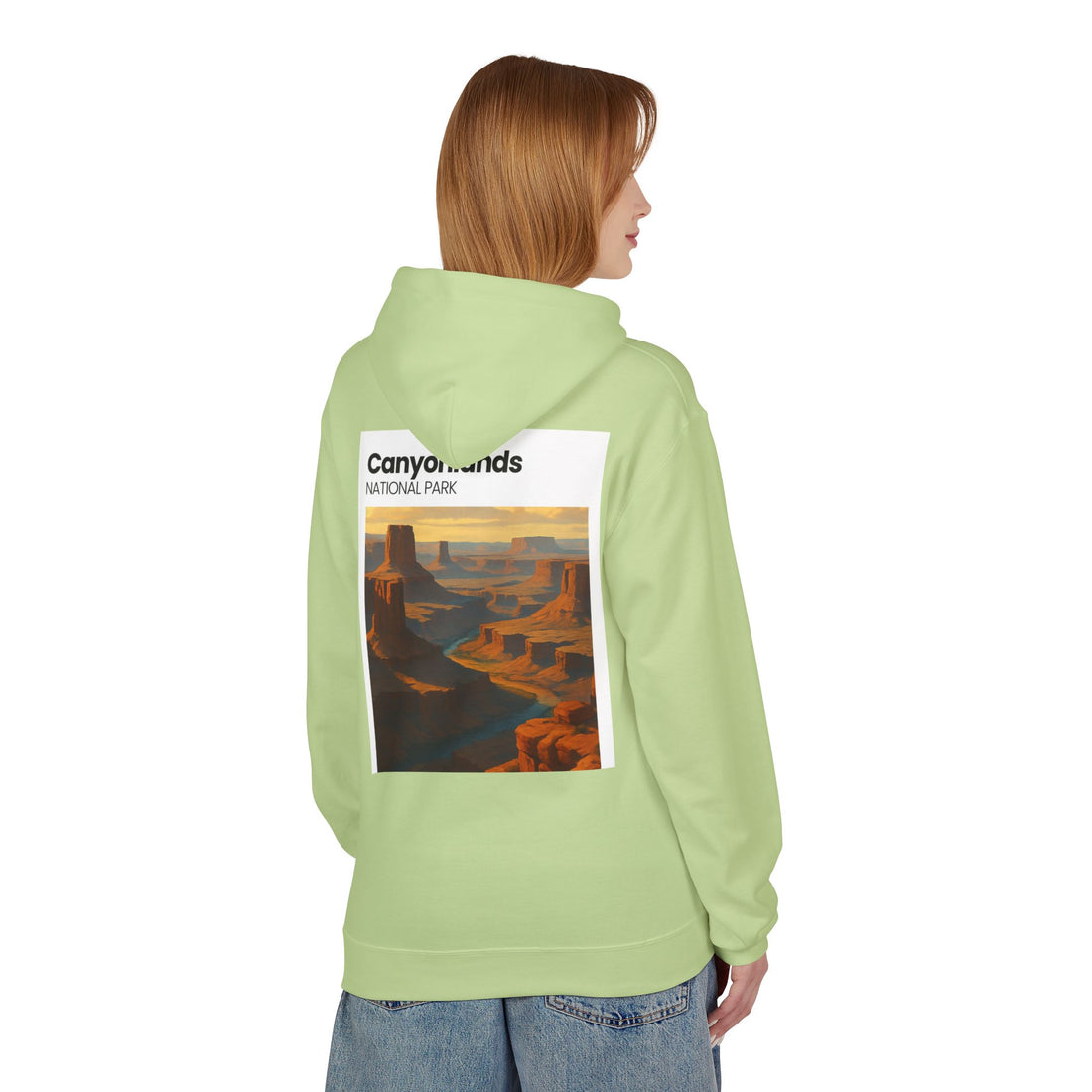 Canyonlands National Park landscape Hoodie | Retro desert canyon art