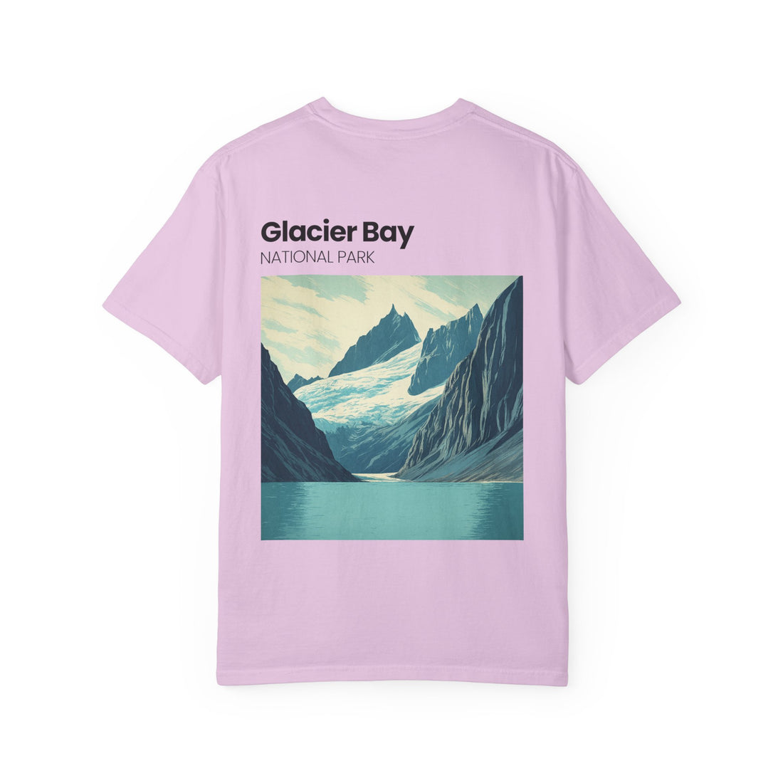 Glacier Bay National Park landscape T-shirt | Vintage mountain lake tee