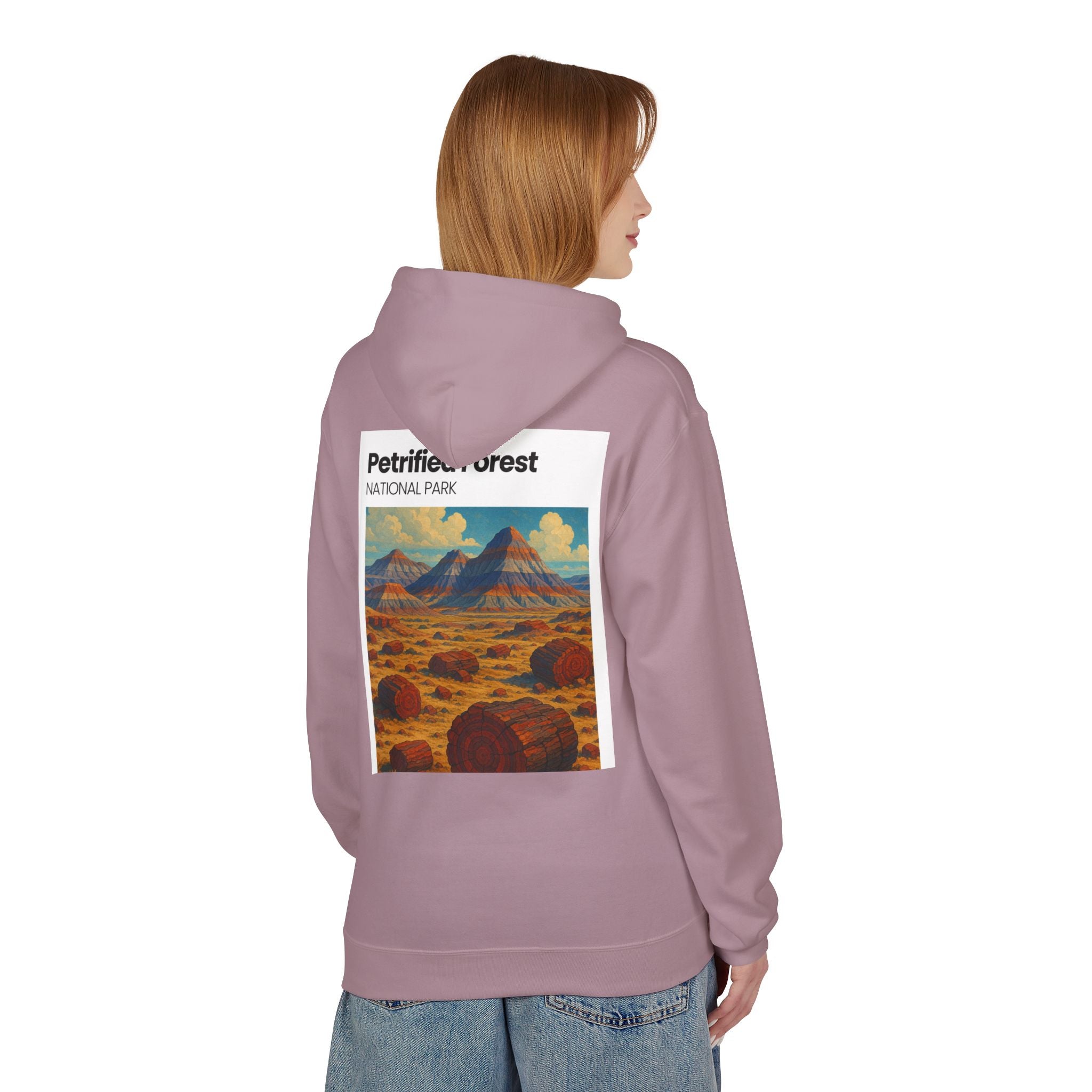 Petrified Forest National Park Hoodie | Vintage Desert Landscape