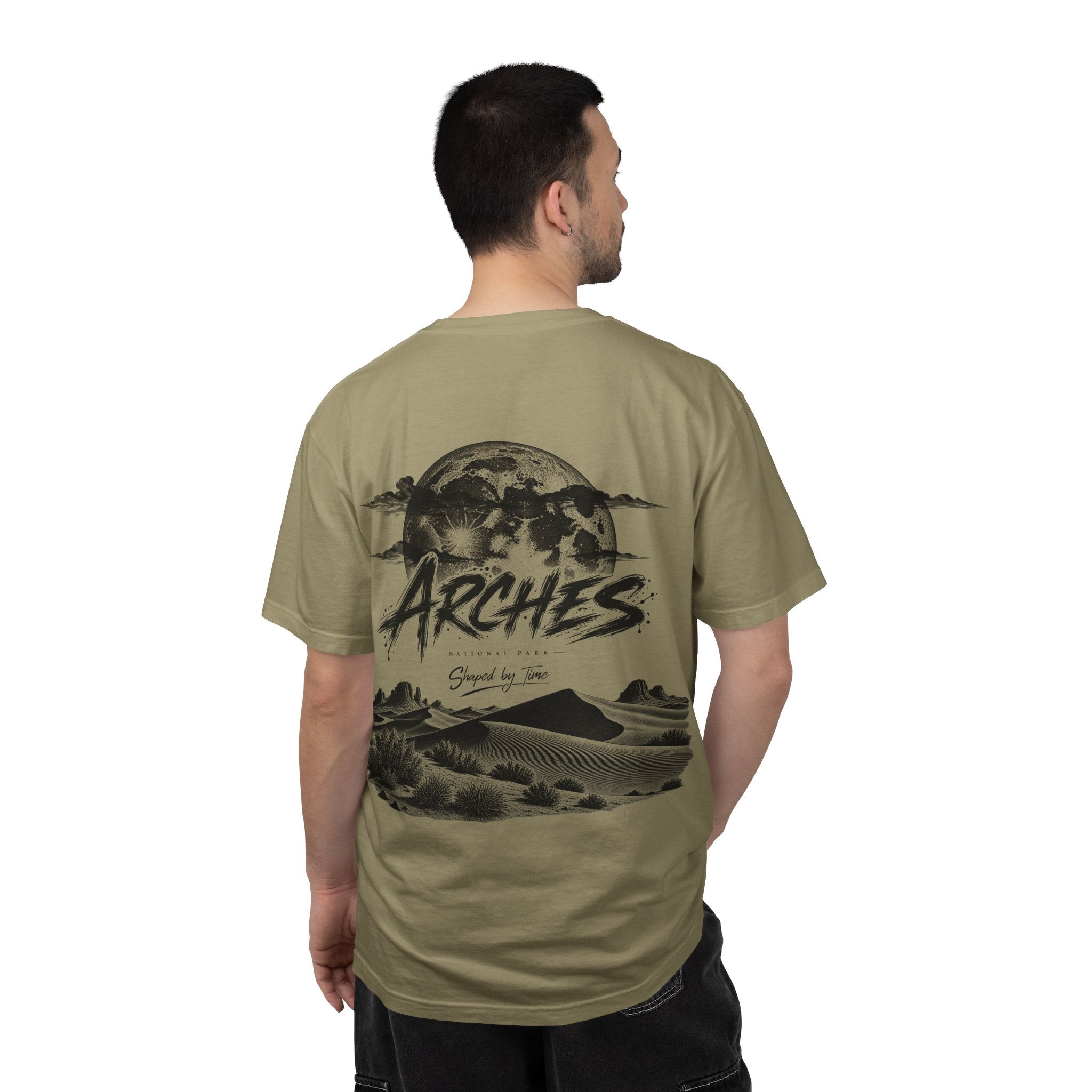 Arches National Park Desert Moon Graphic T-Shirt