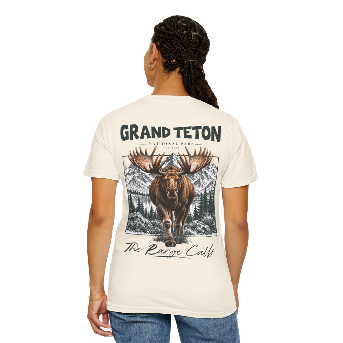 Grand Teton National Park Moose Graphic T-Shirt