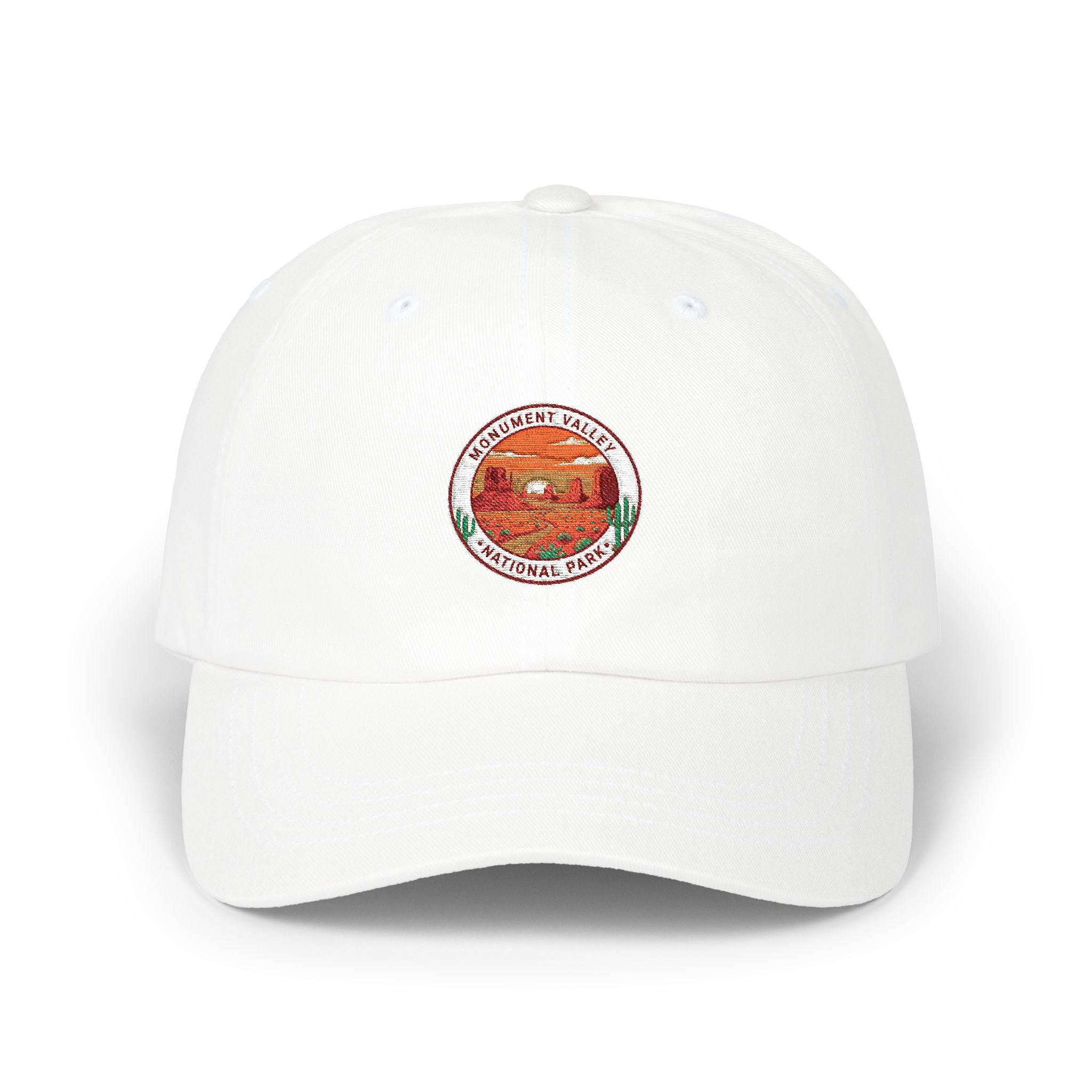 Sunset Peach Patch Dad Cap | Fruit Logo Baseball Hat