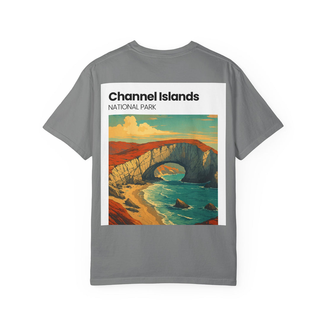 Channel Islands National Park Vintage Poster T-shirt | Coastal Landscape Tee