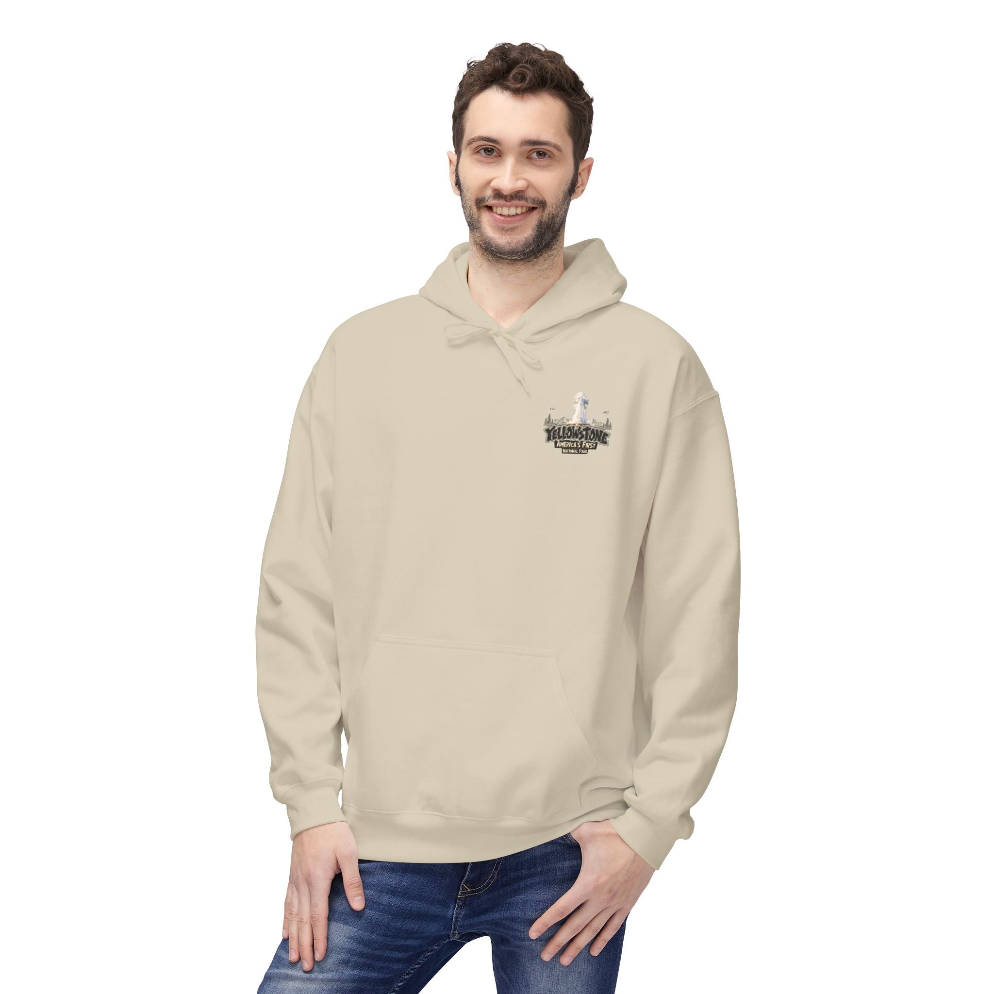 Yellowstone Old Faithful – Where the Wild Still Roams Hoodie