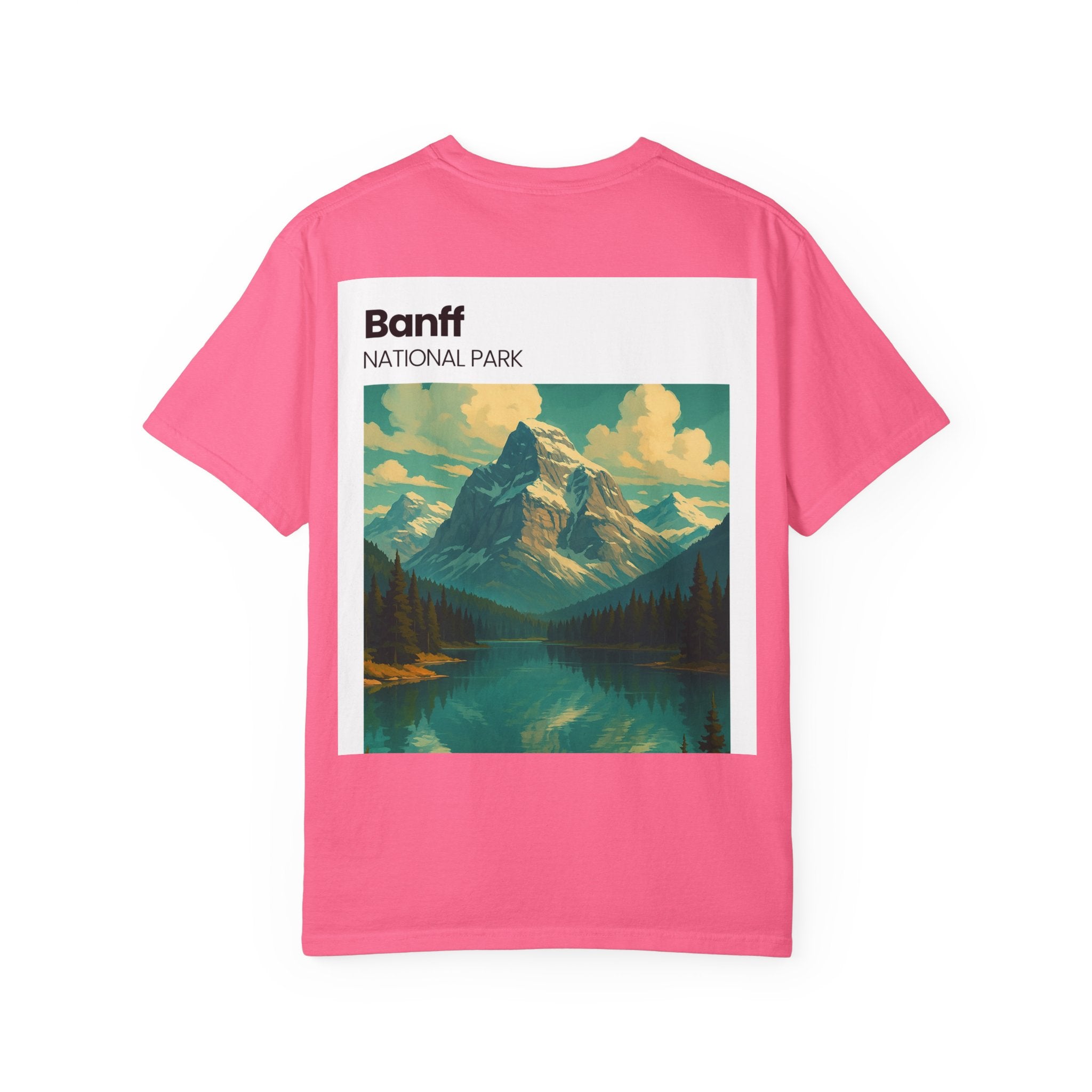 Banff National Park Mountain Scene T-shirt | Scenic Landscape Tee