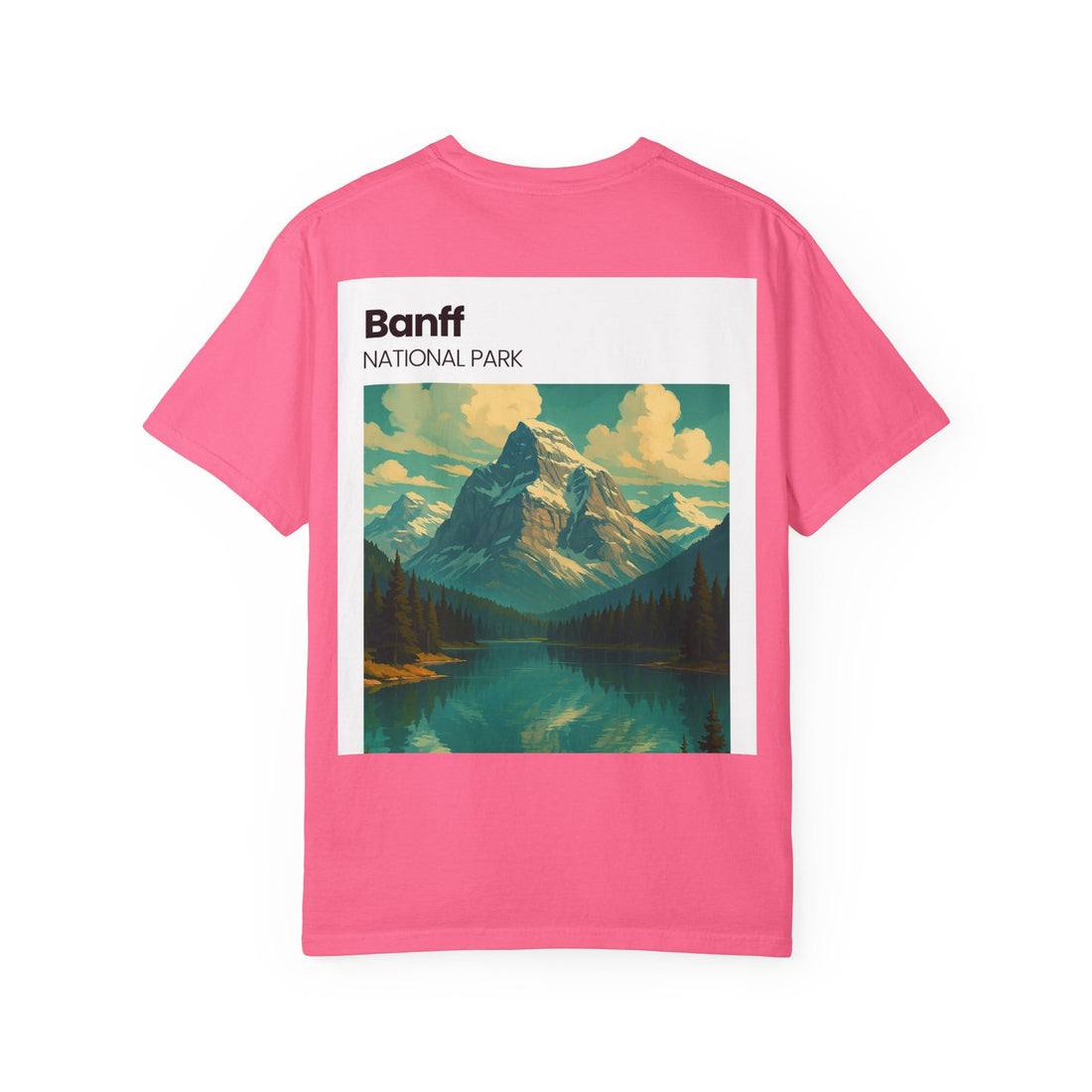 Banff National Park Mountain Scene T-shirt | Scenic Landscape Tee