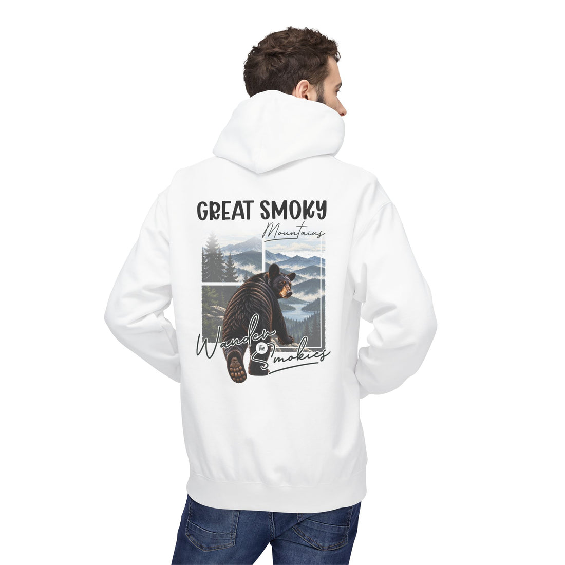 Great Smoky Mountains Black Bear Graphic  hoodie
