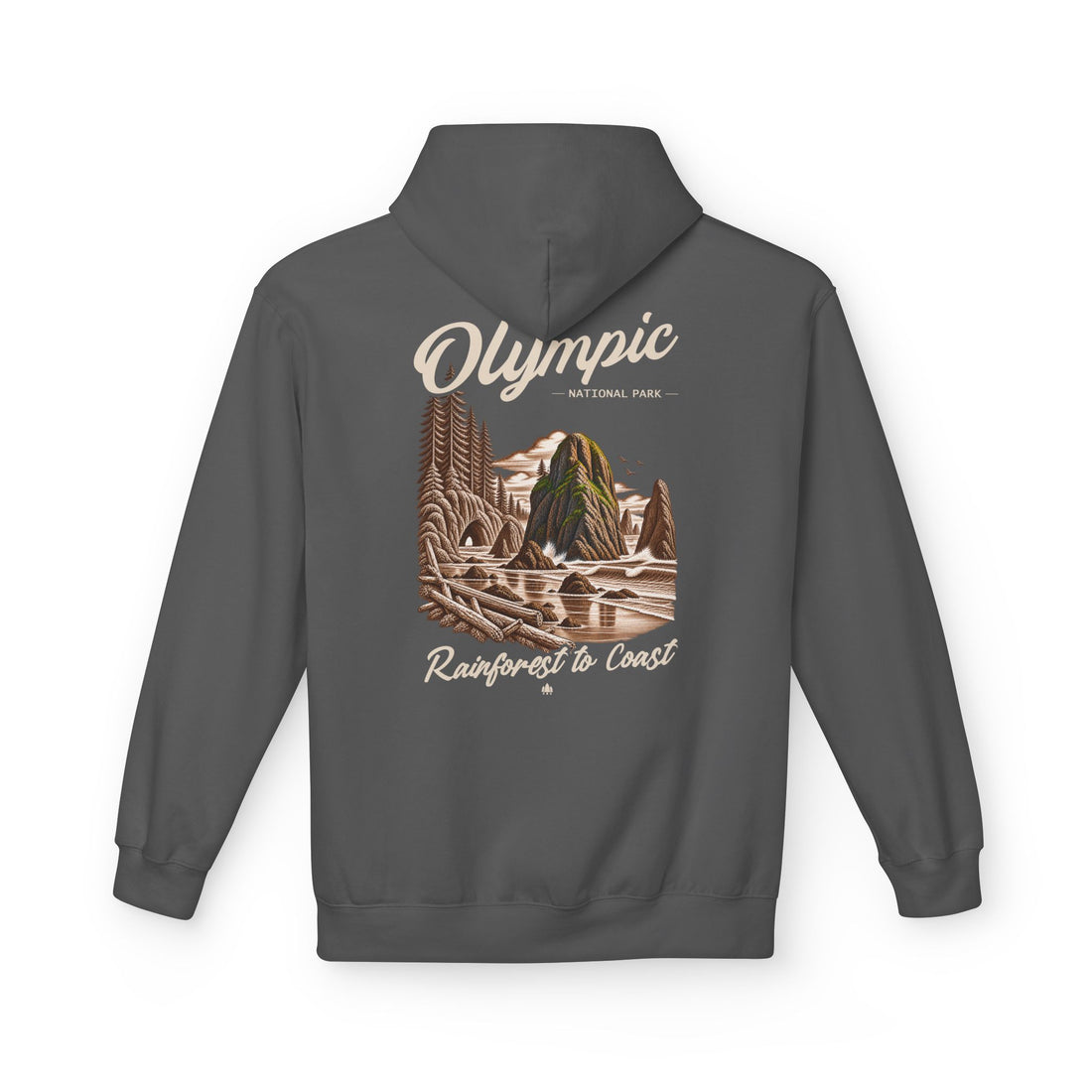 Olympic National Park Sea Stacks Graphic Hoodie