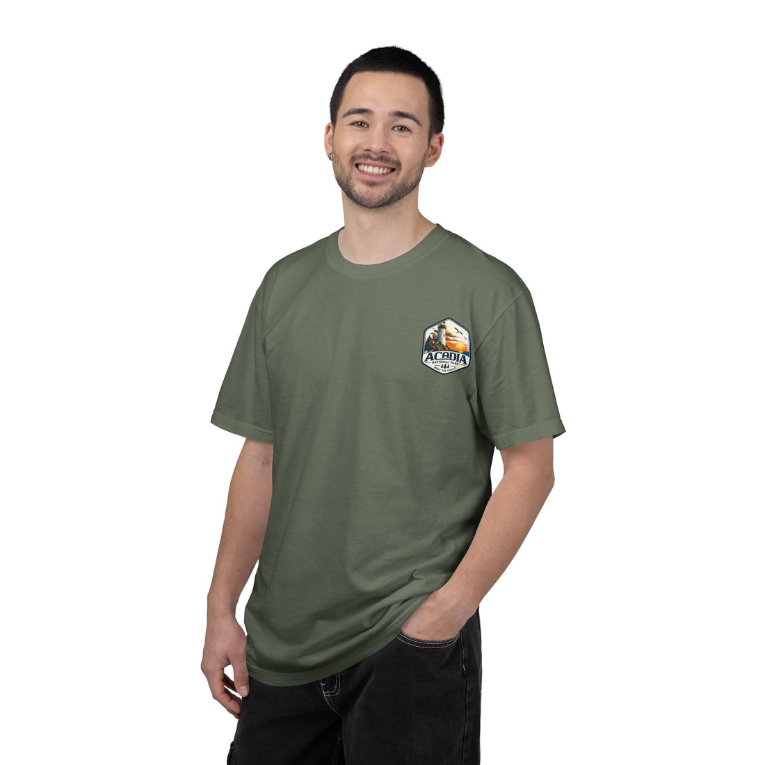 Acadia National Park Lighthouse Graphic T-Shirt