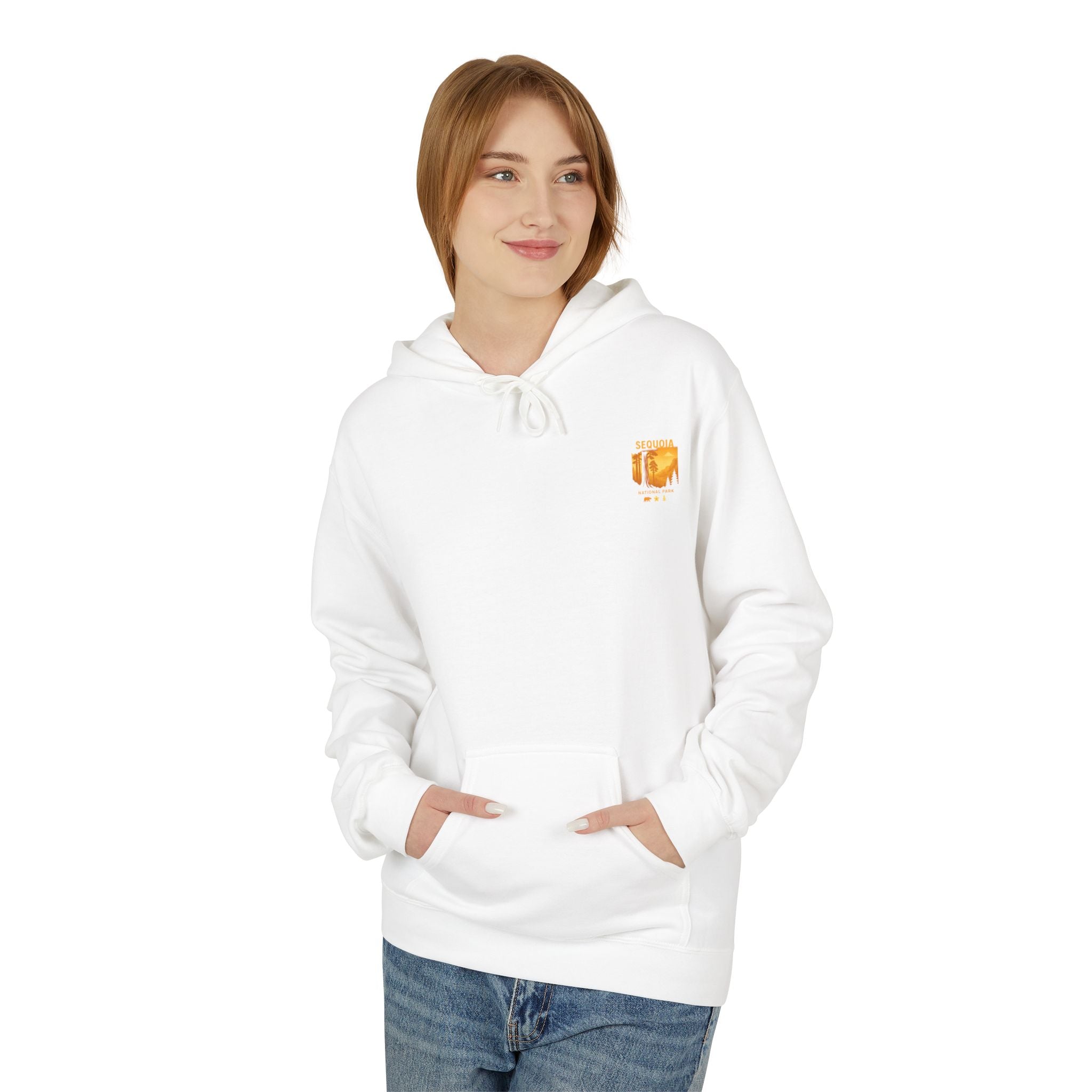 Sequoia National Park Vintage Poster Hoodie | Forest Landscape Sweatshirt