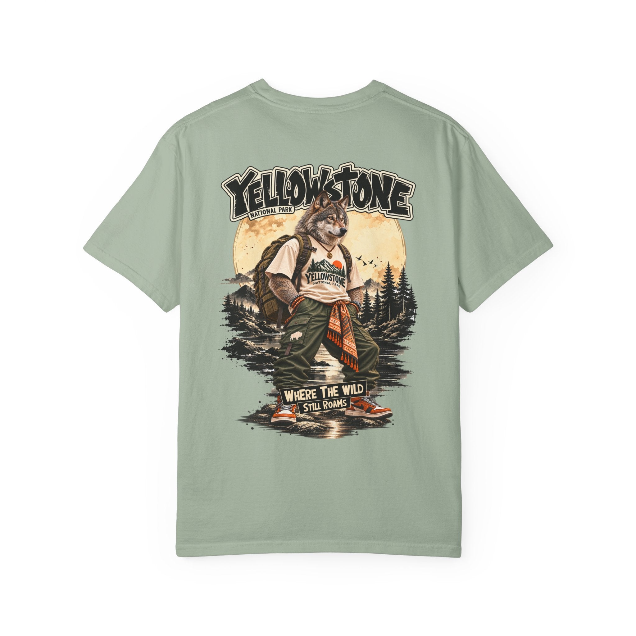 Yellowstone Wolf – Where the Wild Still Roams T-Shirt