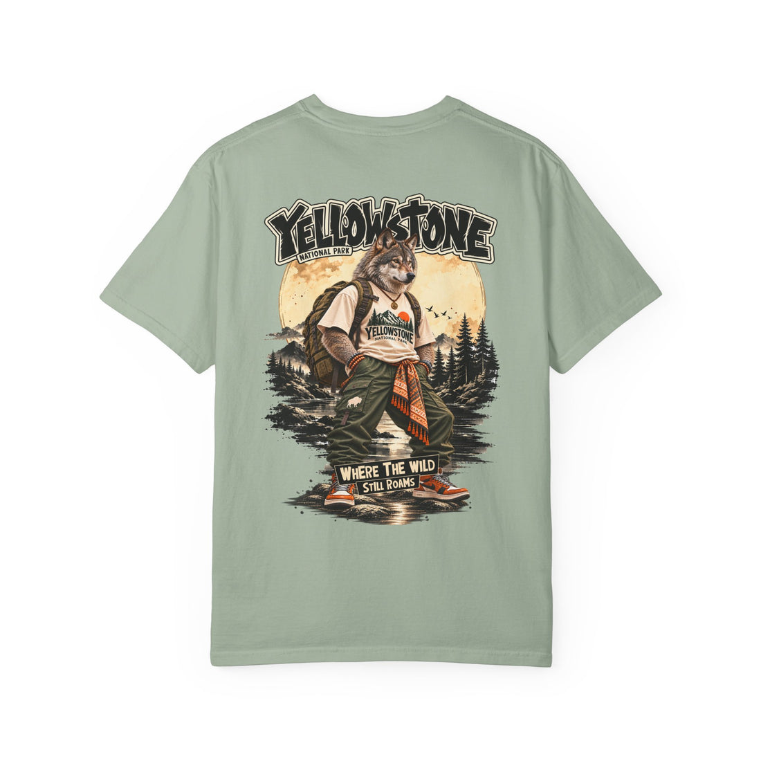 Yellowstone Wolf – Where the Wild Still Roams T-Shirt