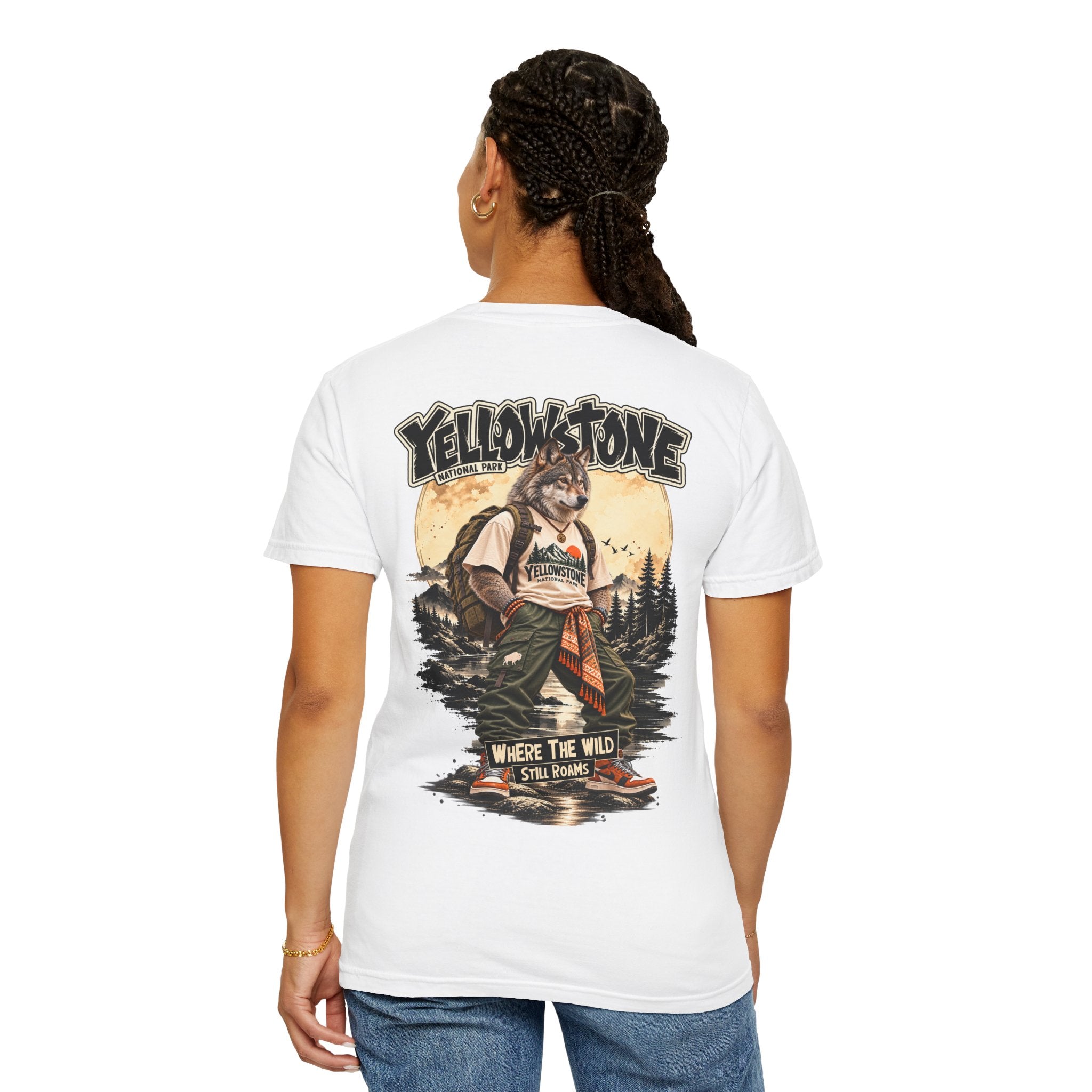 Yellowstone Wolf – Where the Wild Still Roams T-Shirt