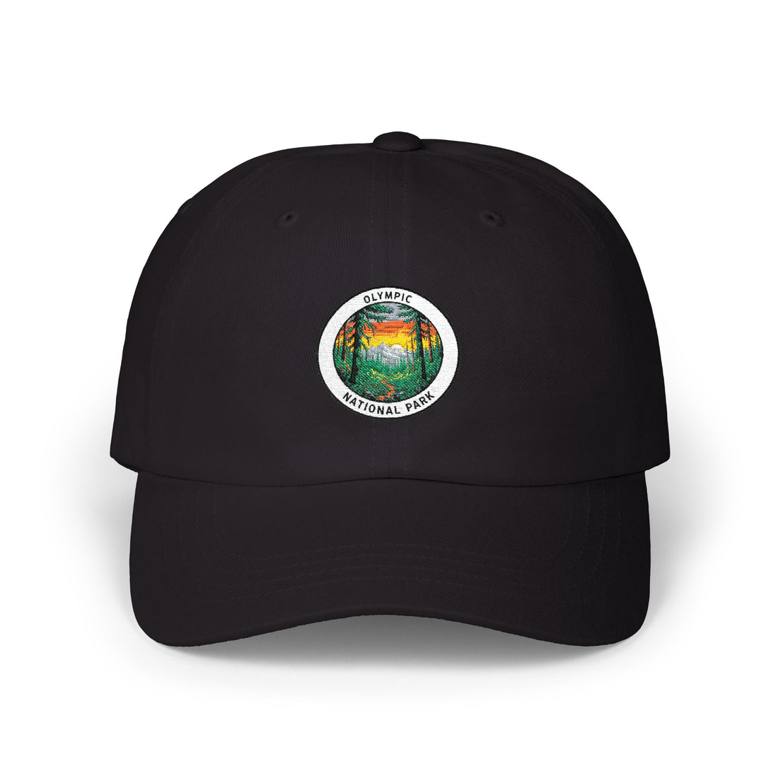 Vintage National Park Badge Dad Cap | Retro Outdoor Logo Hat