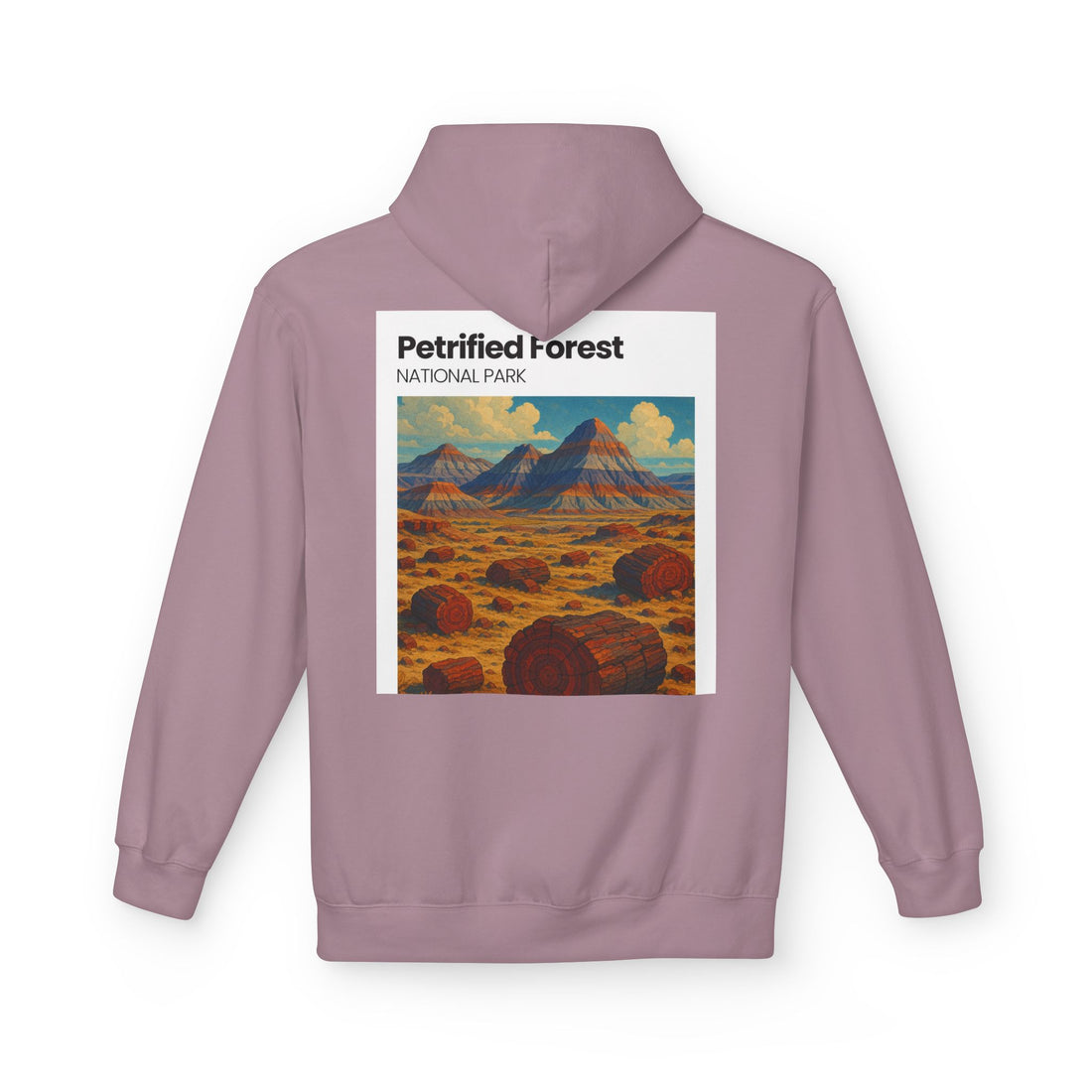 Petrified Forest National Park Hoodie | Vintage Desert Landscape