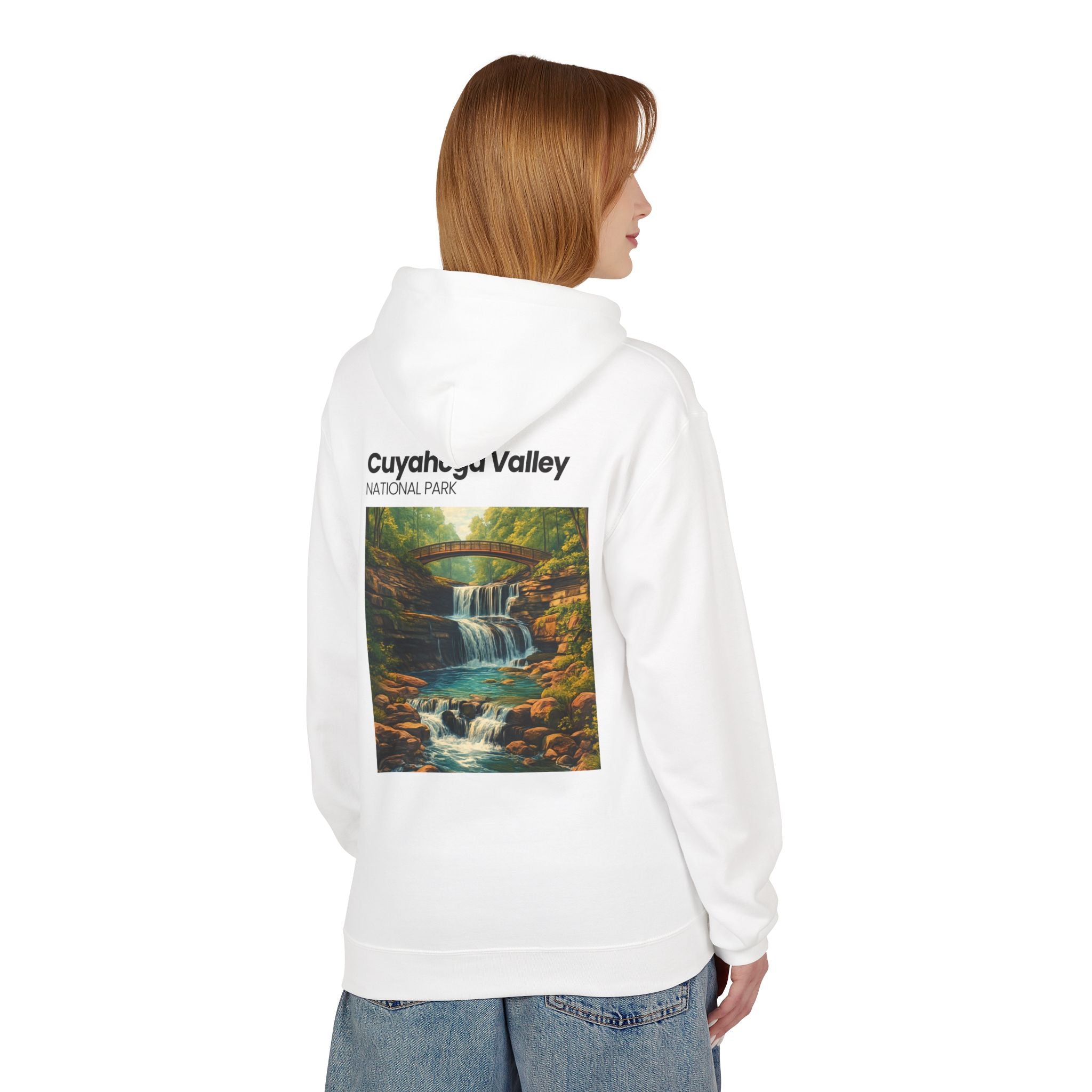 Cuyahoga Valley Waterfall Hoodie | National Park Nature Sweatshirt