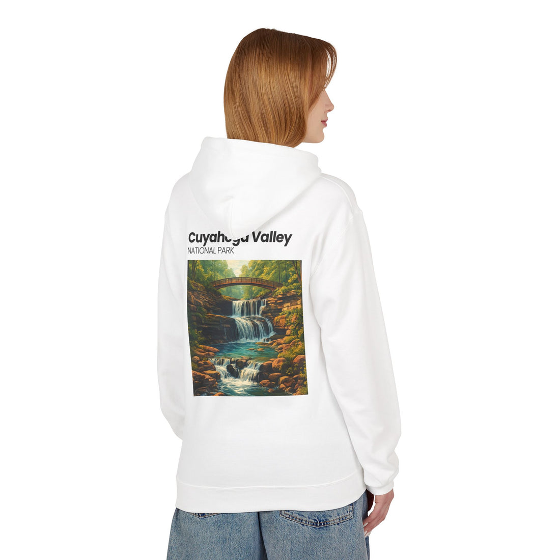 Cuyahoga Valley Waterfall Hoodie | National Park Nature Sweatshirt