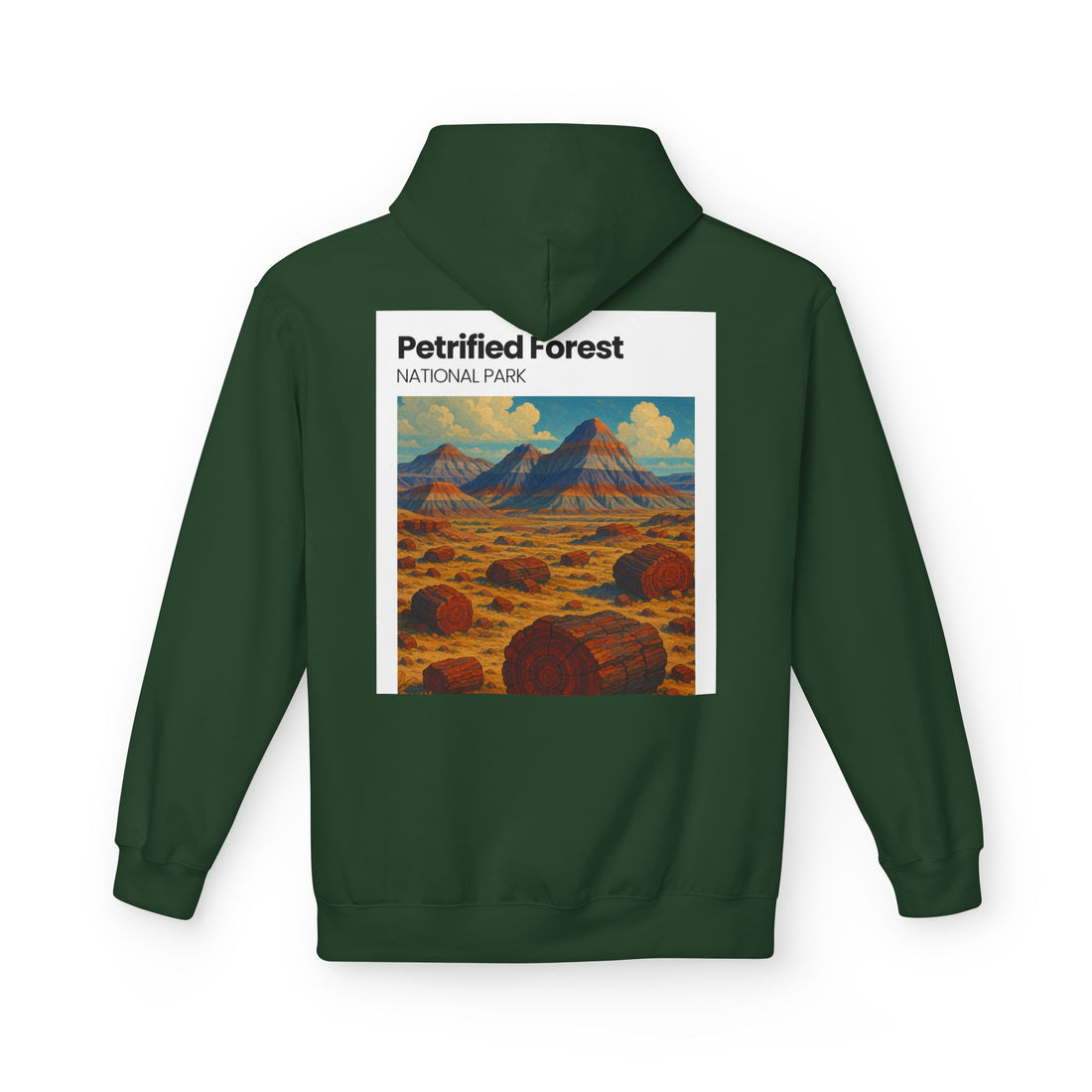 Petrified Forest National Park Hoodie | Vintage Desert Landscape