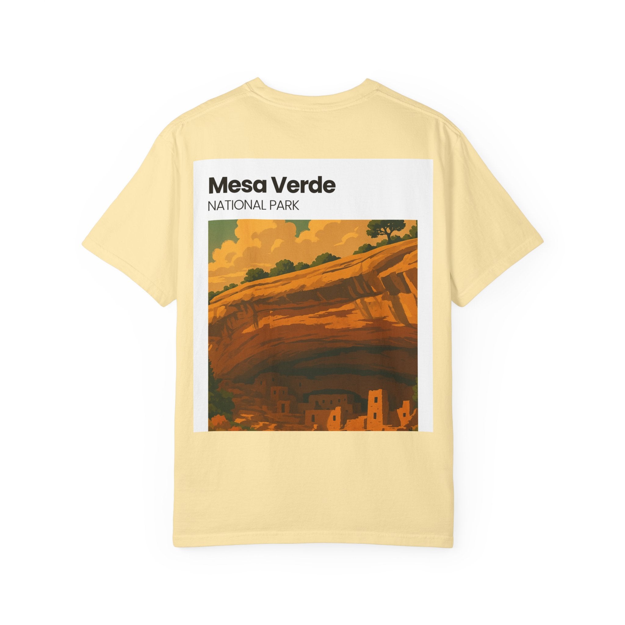 Mesa Verde National Park T-Shirt | Cliff Dwelling Vintage Poster Design