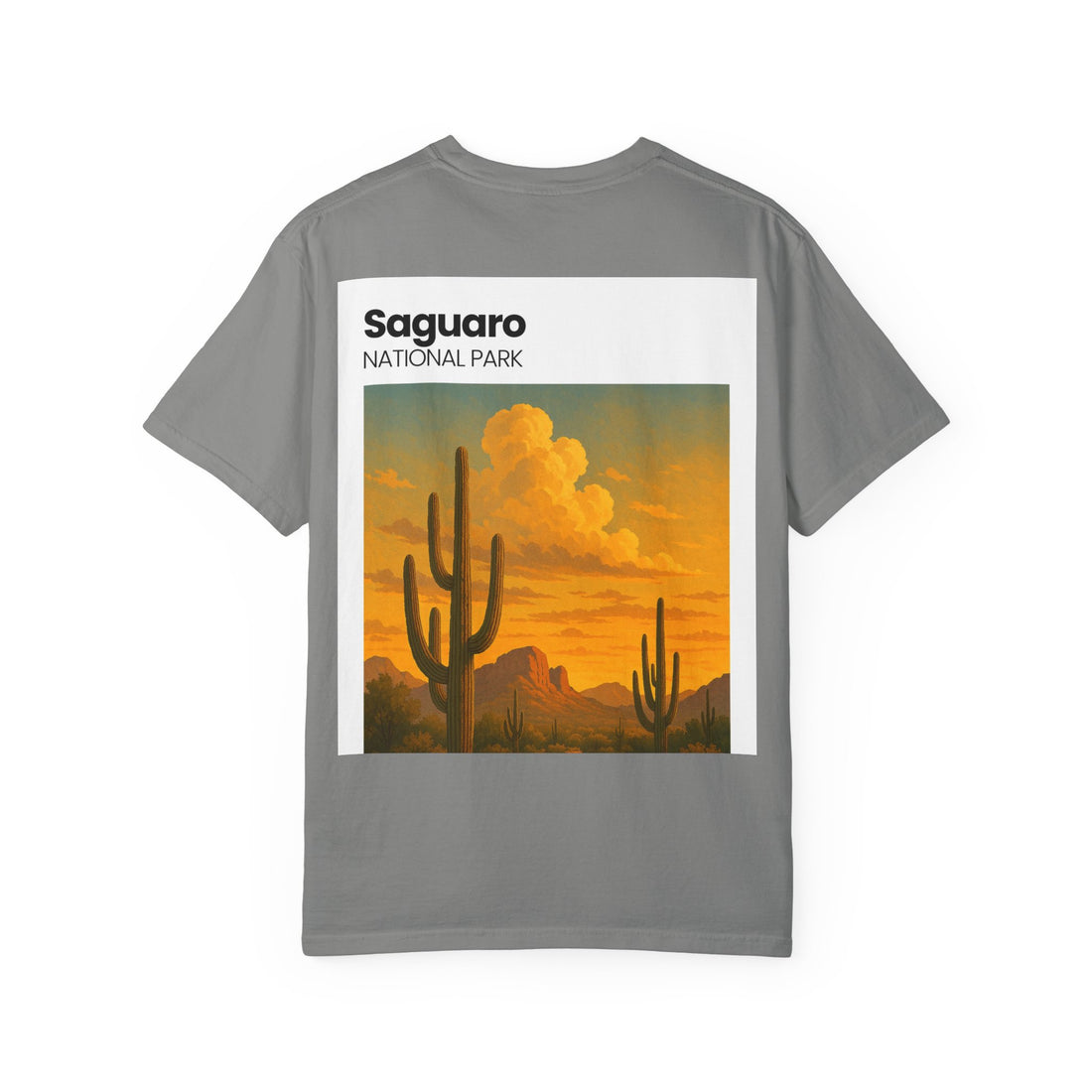 Saguaro National Park Sunset T-Shirt | Desert Cactus Graphic