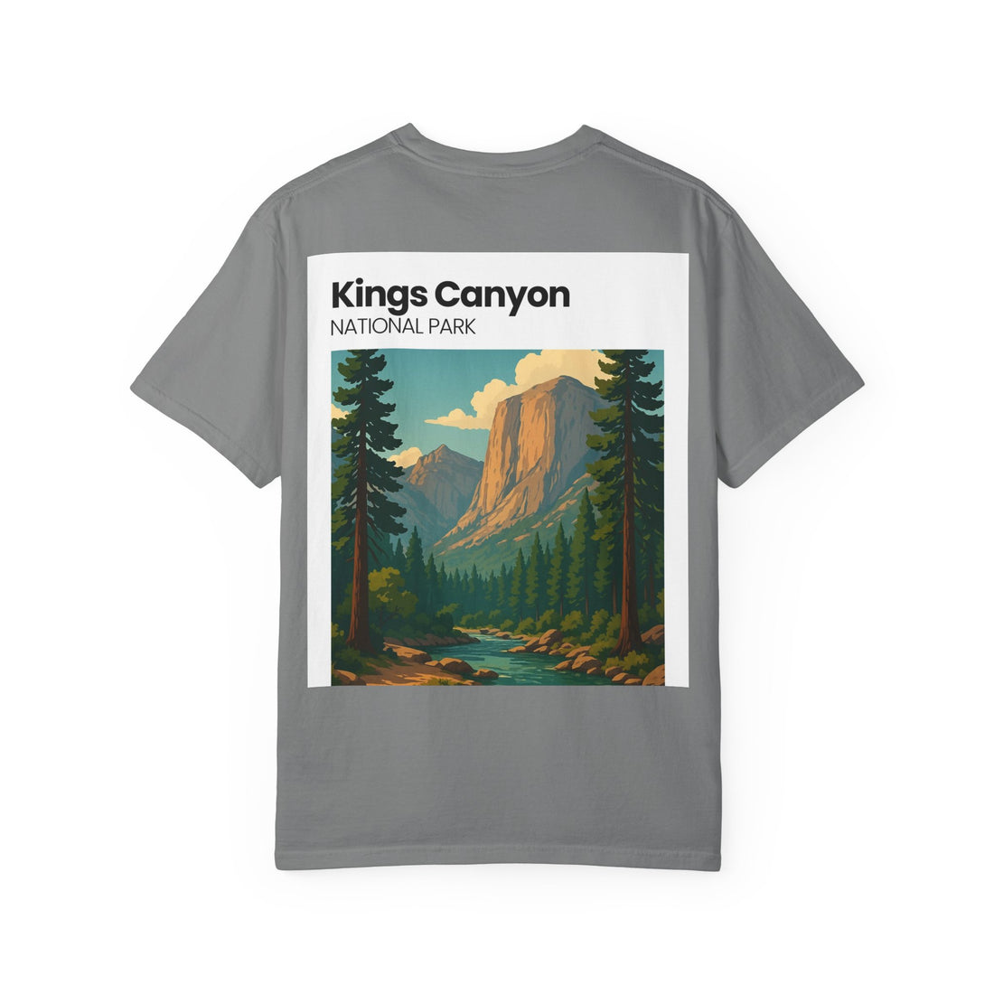 Kings Canyon National Park landscape T-Shirt | vintage park poster tee