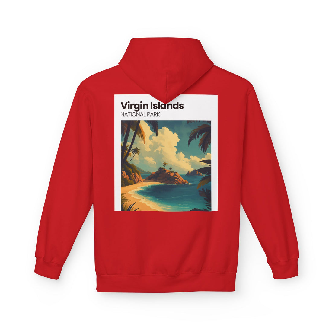 Virgin Islands National Park Beach Hoodie | Tropical Island Sunset