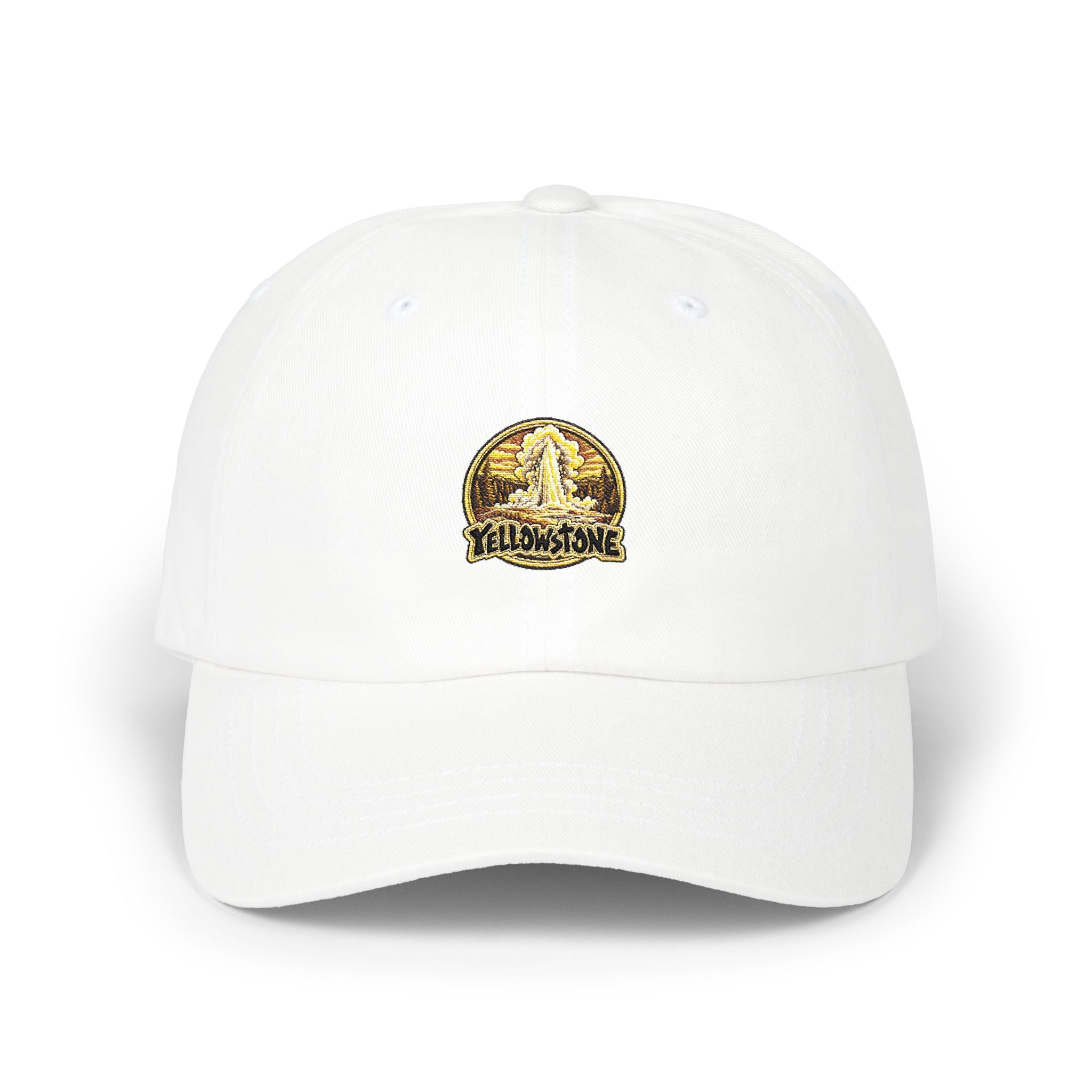 Yellowstone National Park Old Faithful Round Logo Dad Hat