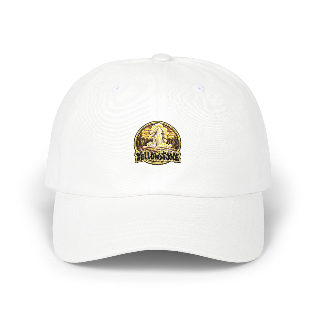 Yellowstone National Park Old Faithful Round Logo Dad Hat