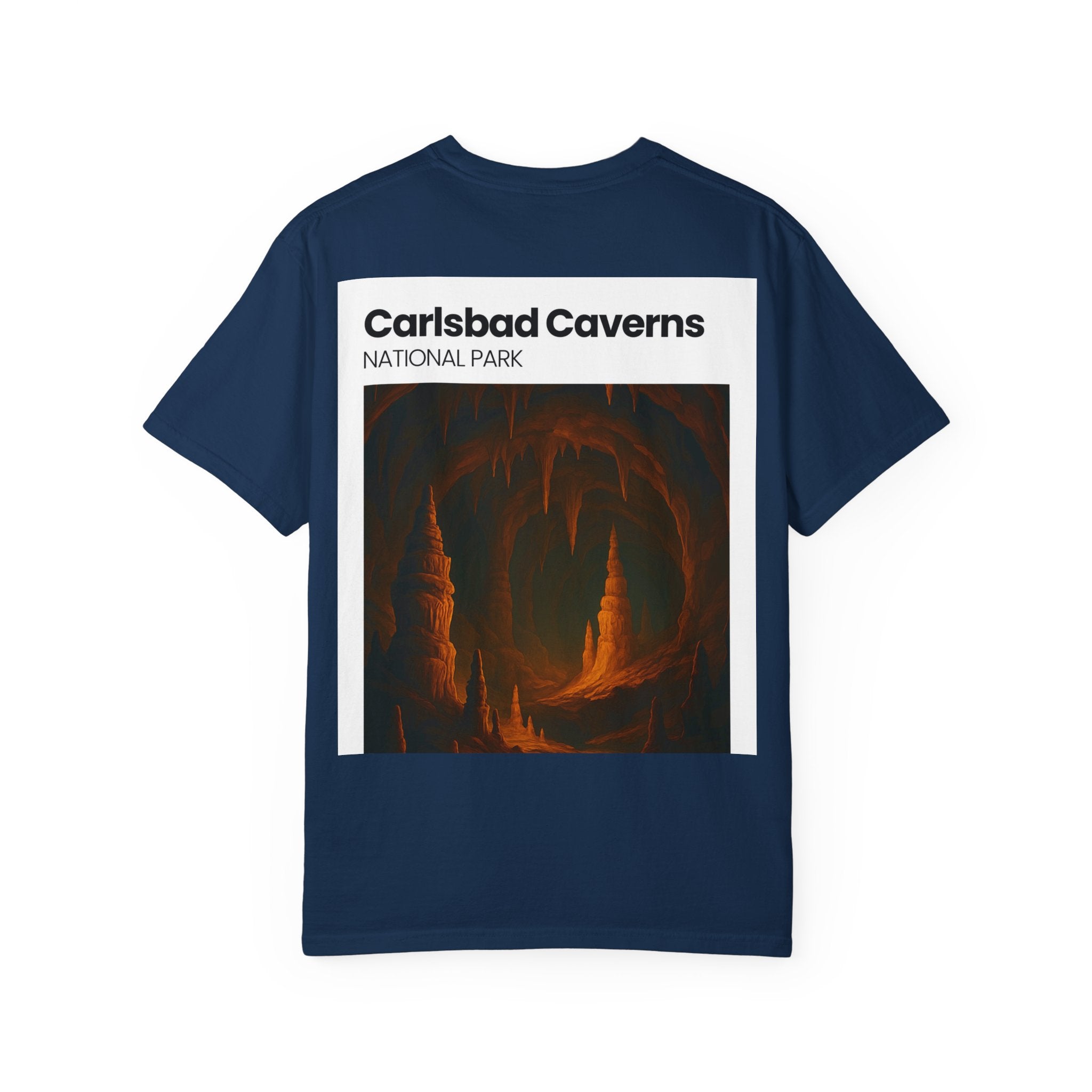 Carlsbad Caverns National Park Cave Art T-Shirt | Stalactite Stalagmite Print