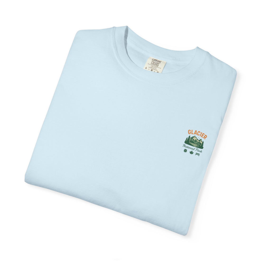 Glacier National Park Landscape T-shirt | Vintage Mountain Lake Tee