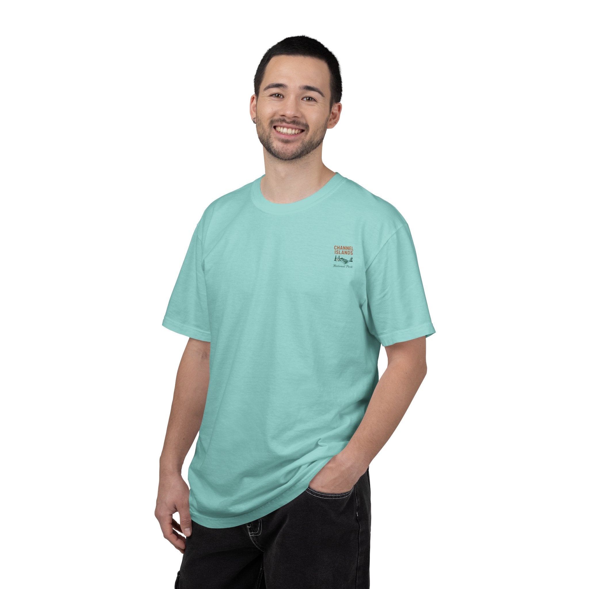 Channel Islands National Park Vintage Poster T-shirt | Coastal Landscape Tee