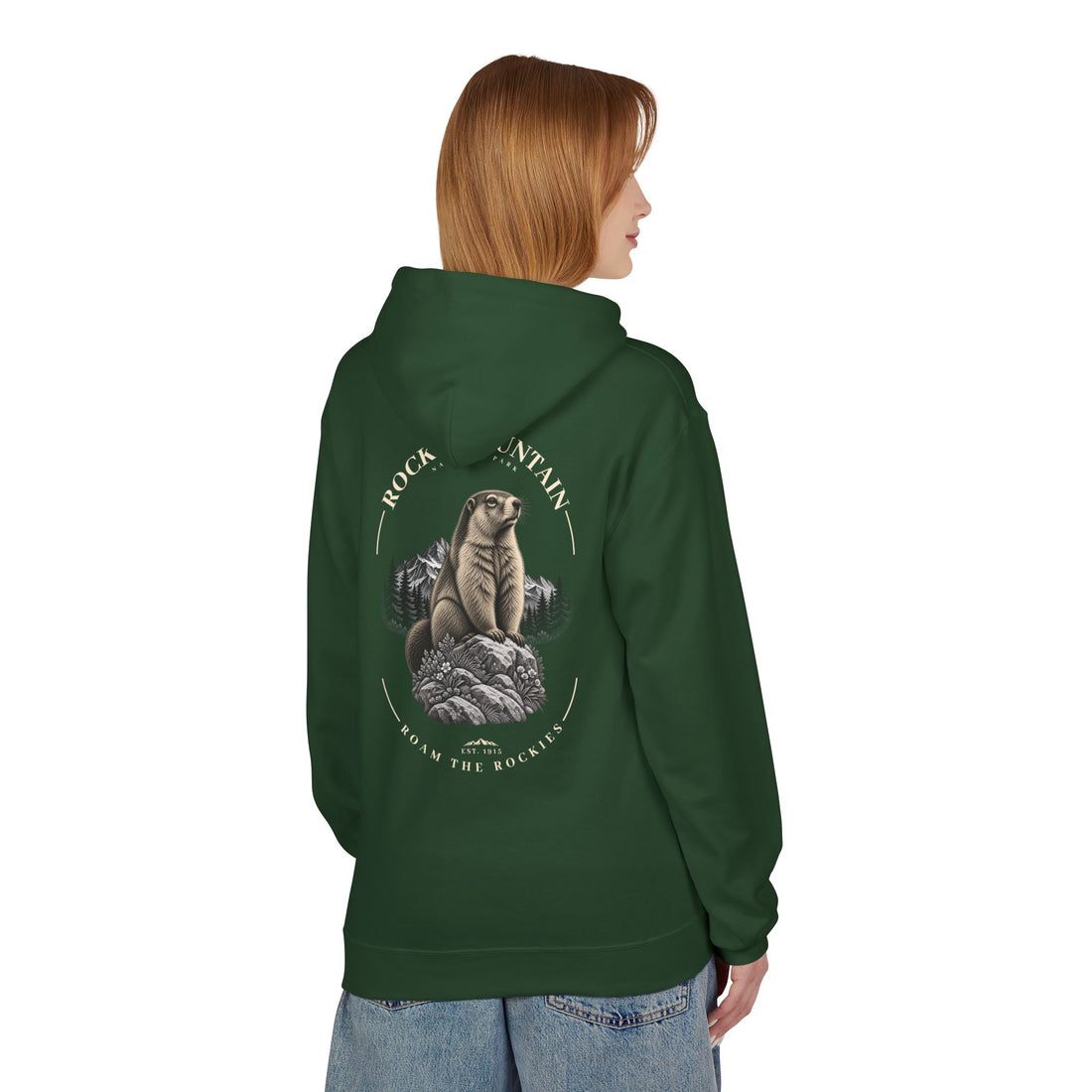 Rocky Mountain National Park Marmot Graphic Hoodie