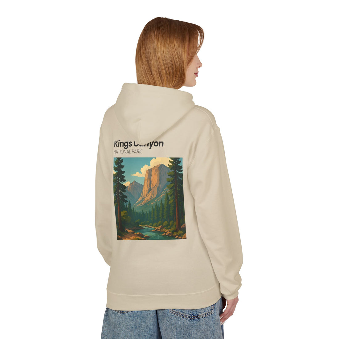Kings Canyon National Park Hoodie | Vintage Landscape Graphic