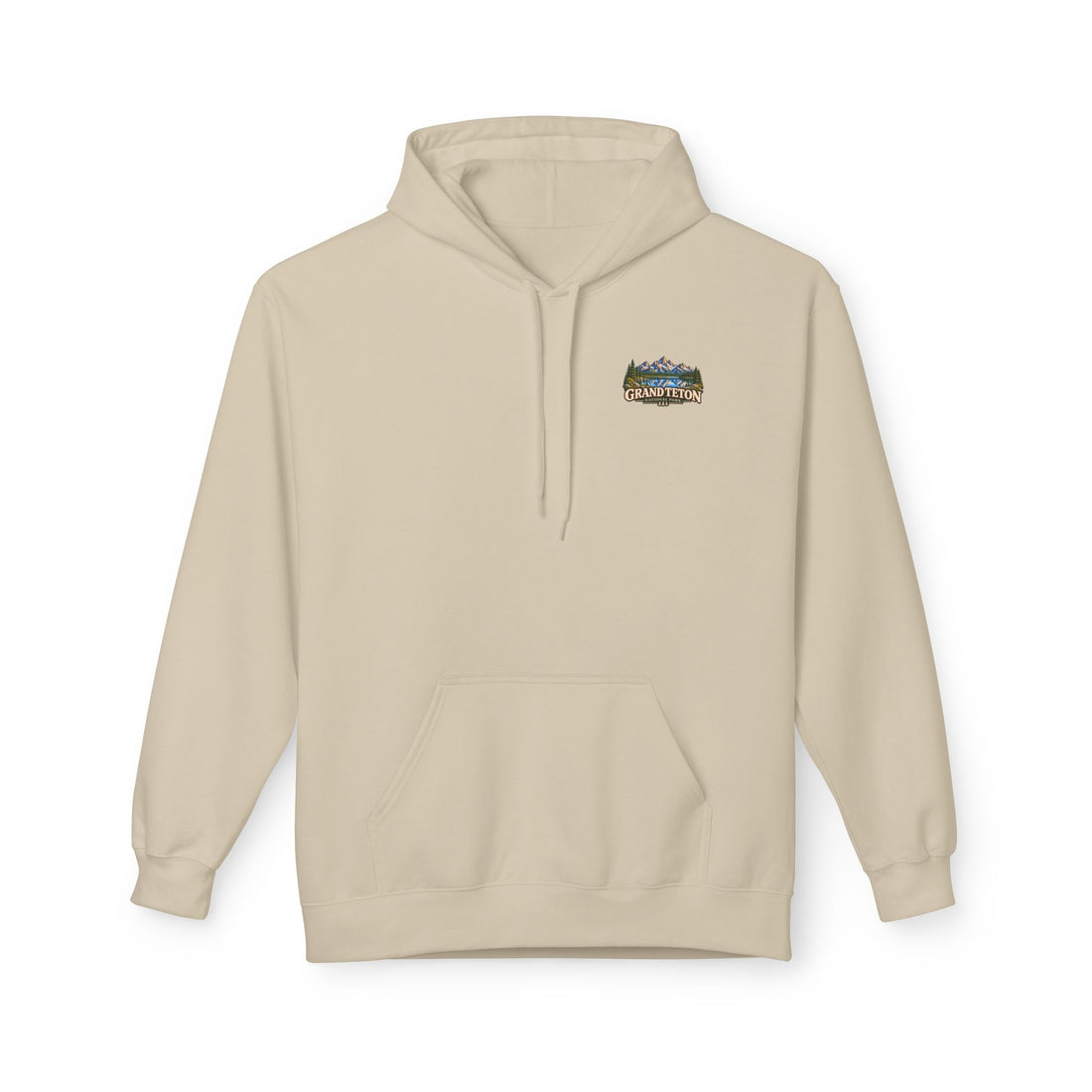 Grand Teton National Park Lake Reflection Graphic Hoodie