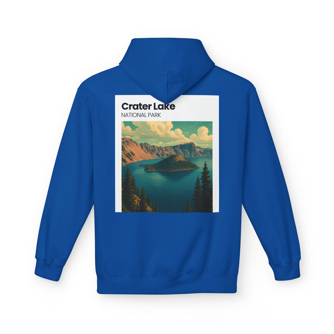 Crater Lake National Park Hoodie | Scenic Vintage Landscape