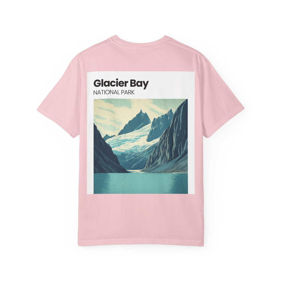 Glacier Bay National Park landscape T-shirt | Vintage mountain lake tee