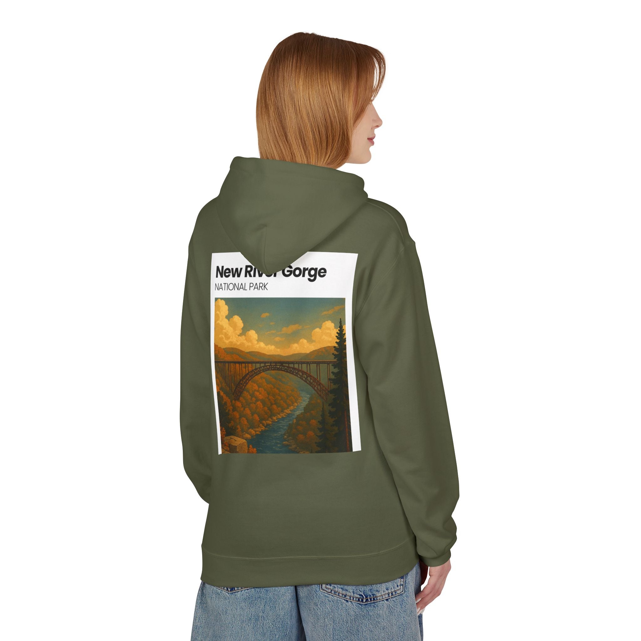 New River Gorge National Park hoodie | Scenic Bridge Landscape Pullover