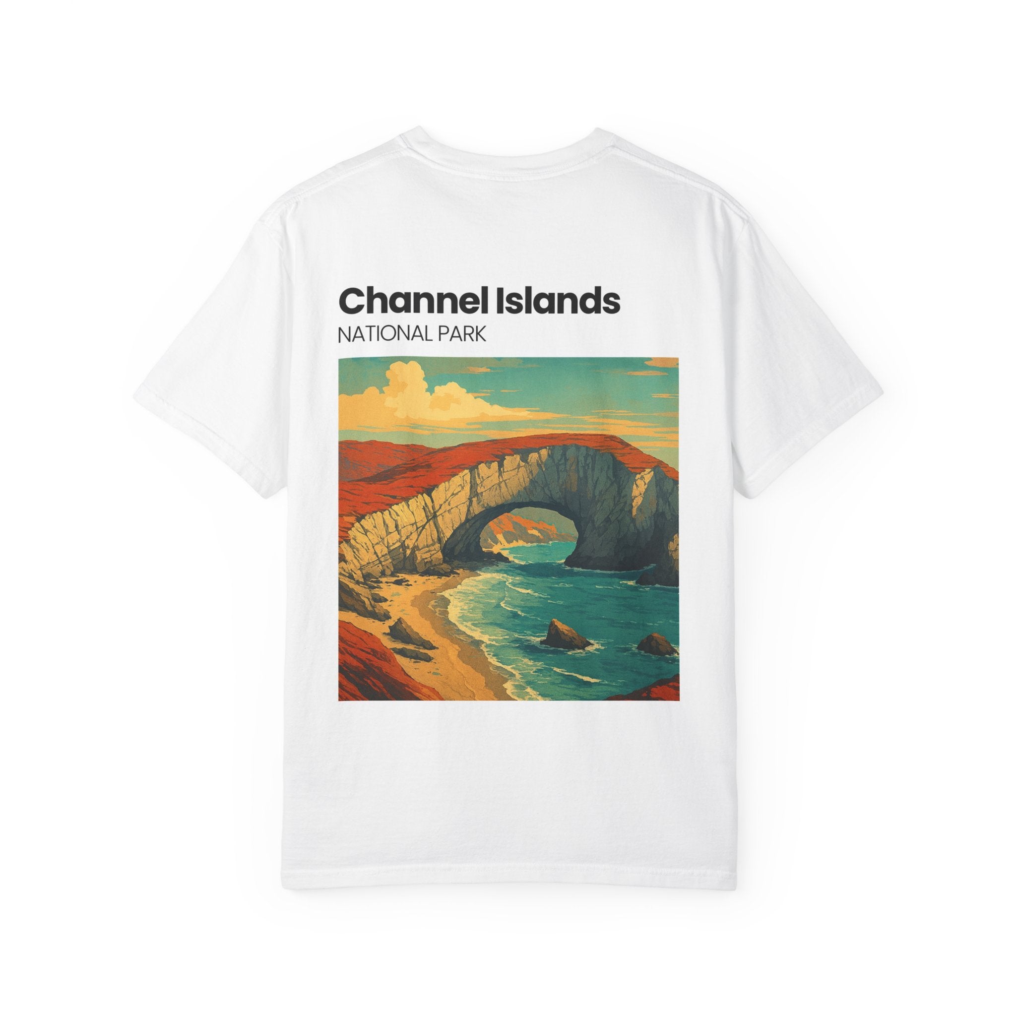 Channel Islands National Park Vintage Poster T-shirt | Coastal Landscape Tee