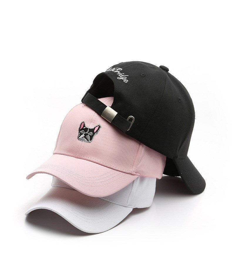 Personality curved brim cotton baseball cap