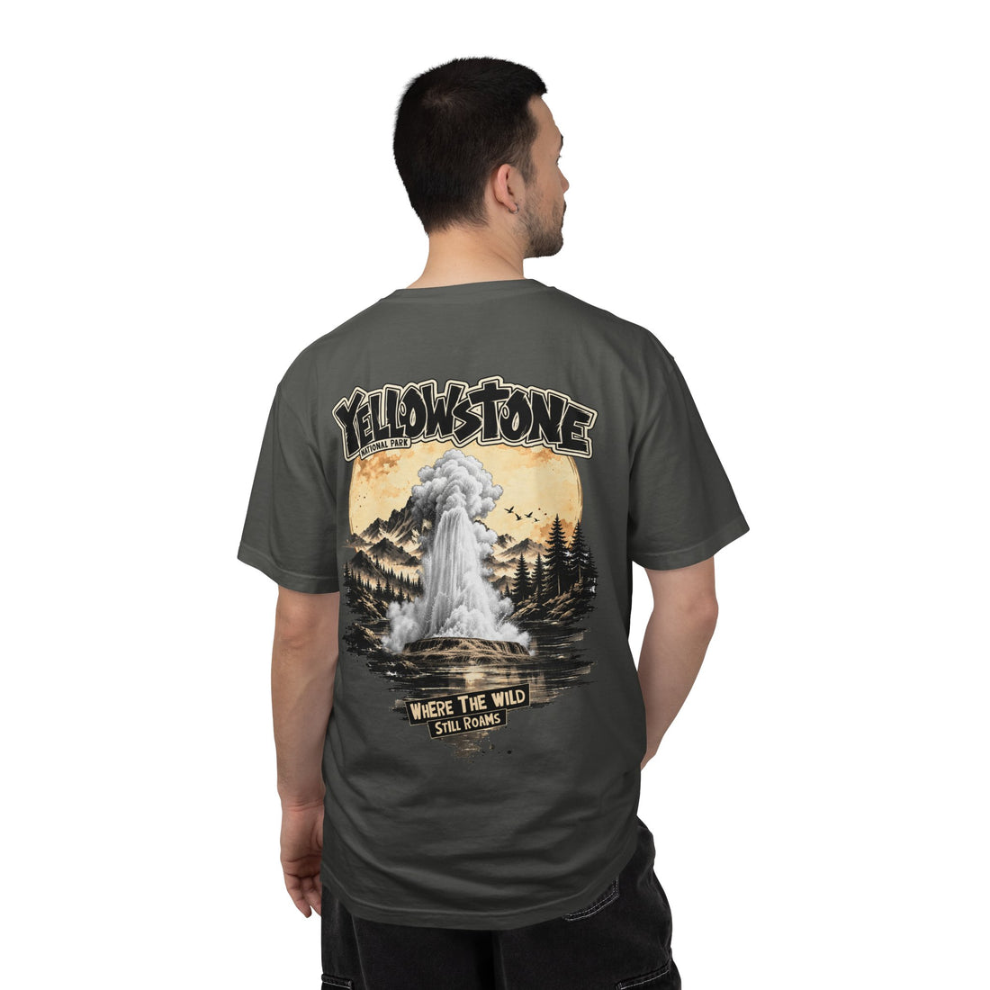 Yellowstone Old Faithful – Where the Wild Still Roams T-Shirt